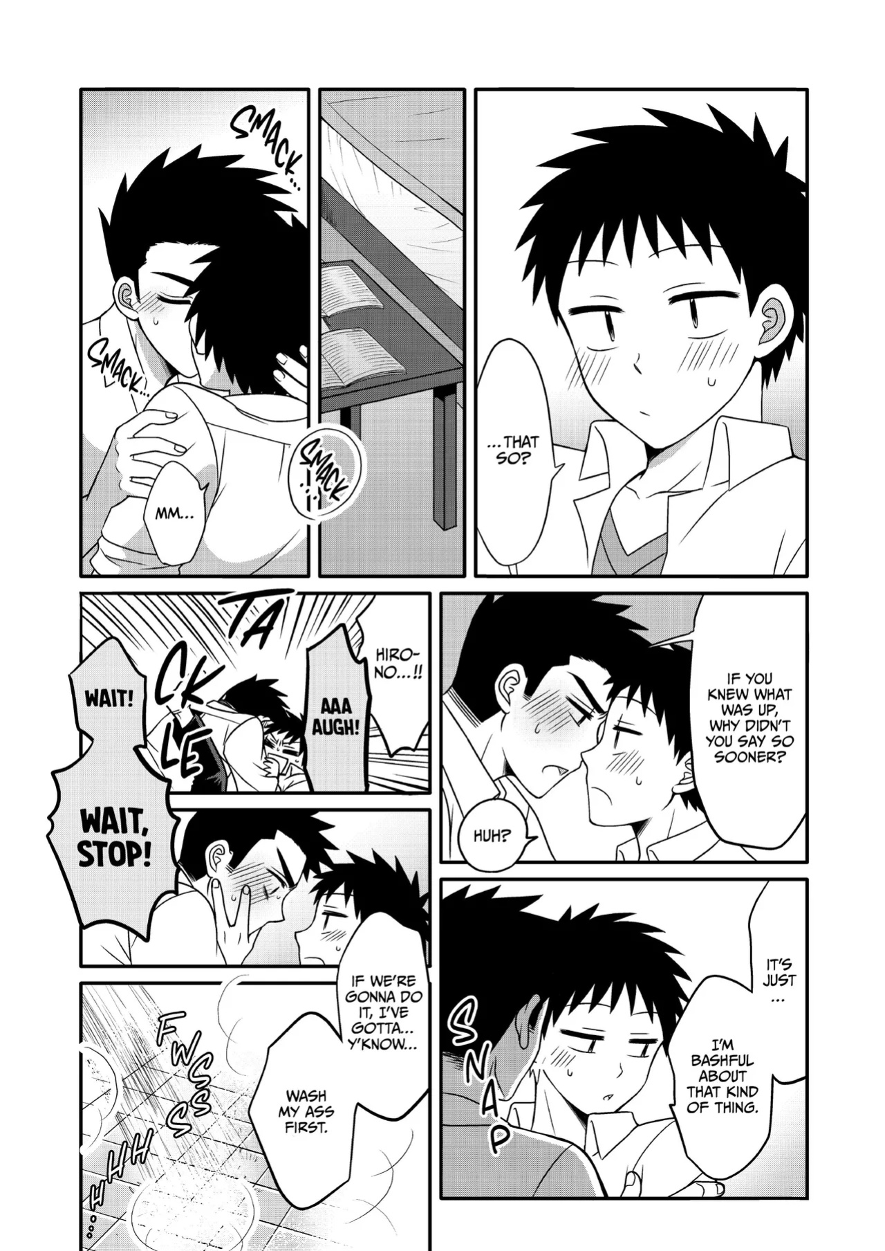 [Suita Kobara ni Choudo Ii (ichi)] Hayatochiri BL - Test Benkyou ga Susumanai Hanashi