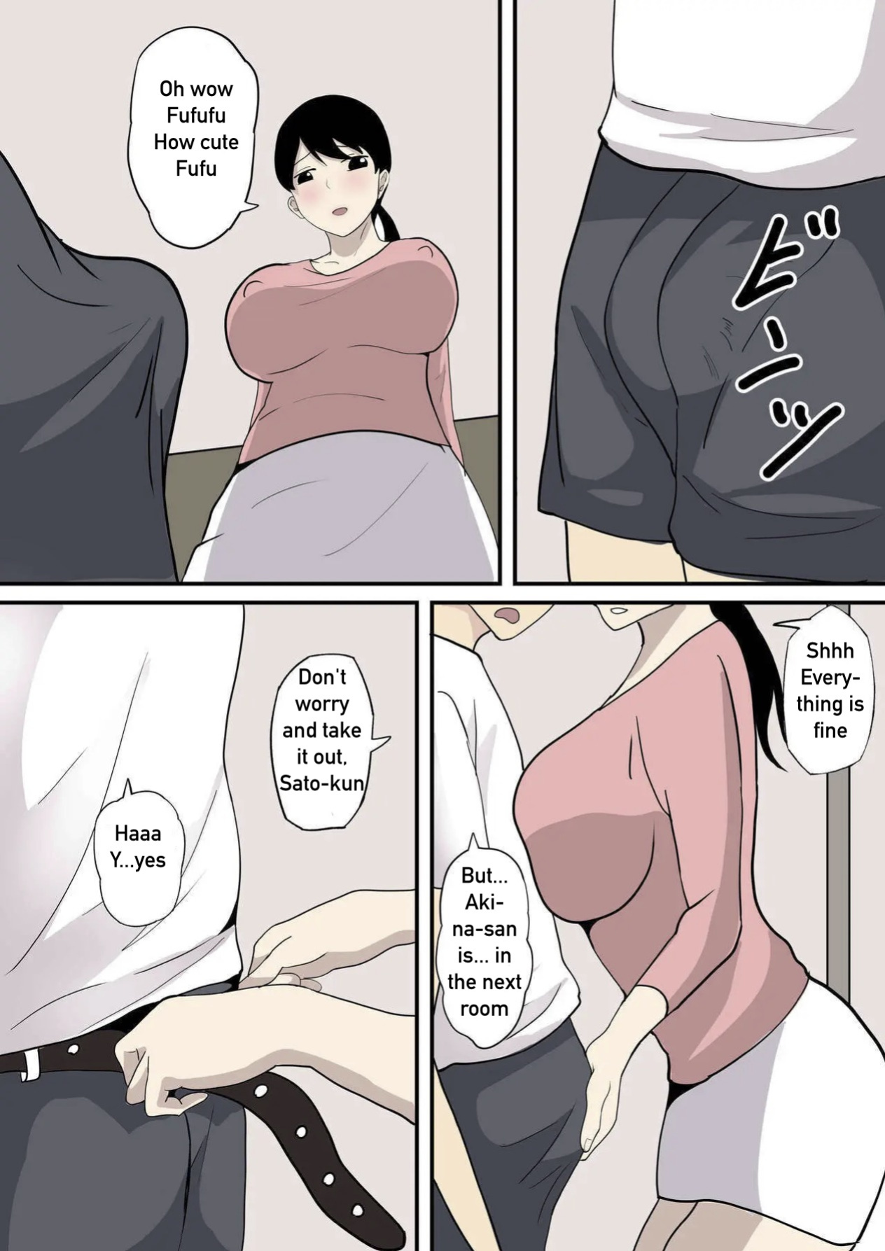 Invited by her mother
