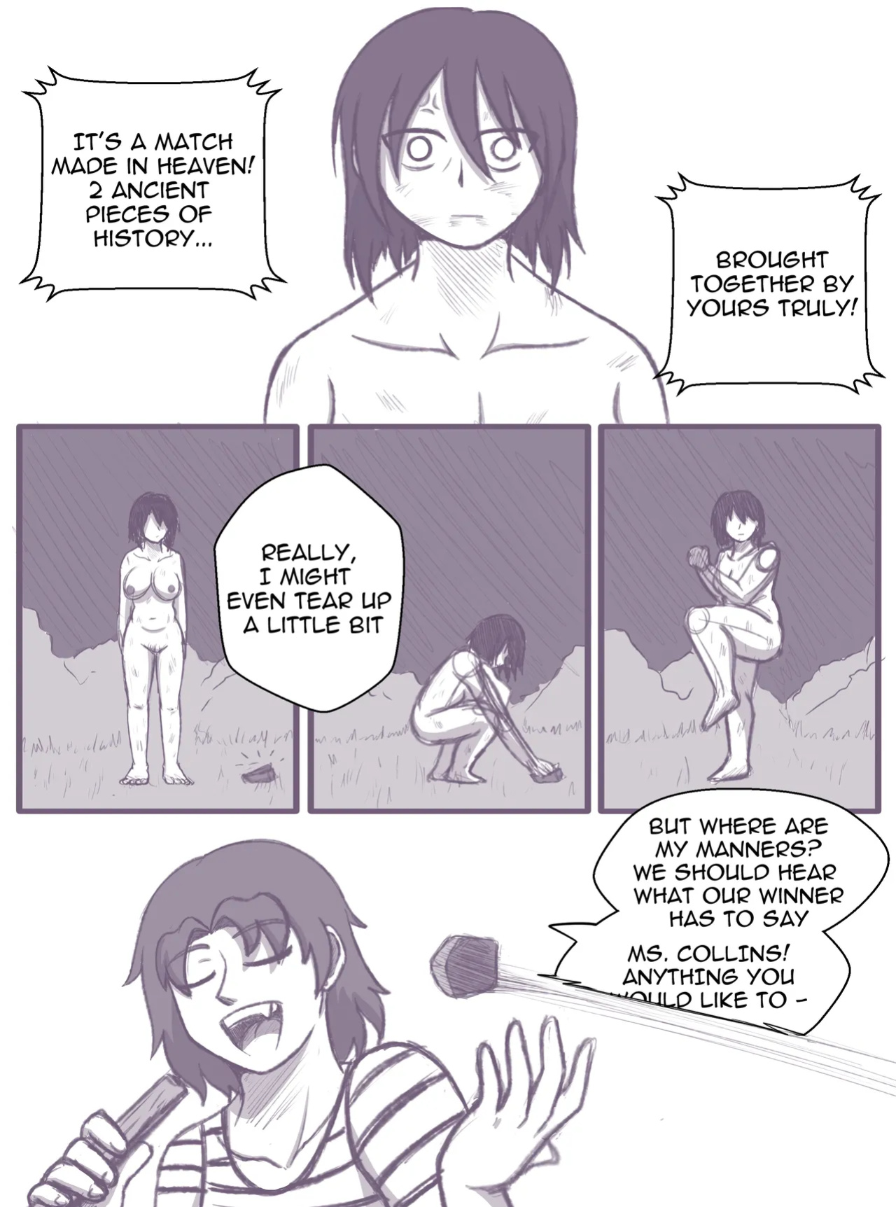 [PerfectDuwang] April Collins Sketch Comic