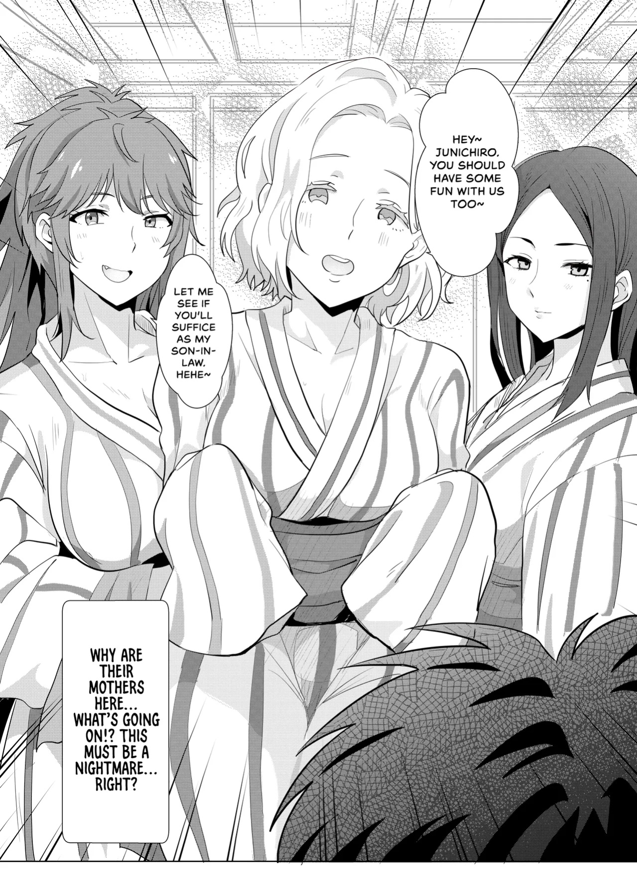 [Nikoushikou (Nekosaki Aoi)] 與小智的媽媽們溫泉旅行啦! | Going On A Hotspring Trip With Tomos Mom And Her Friends! (Tomo-chan wa Onnanoko!) [isredash]