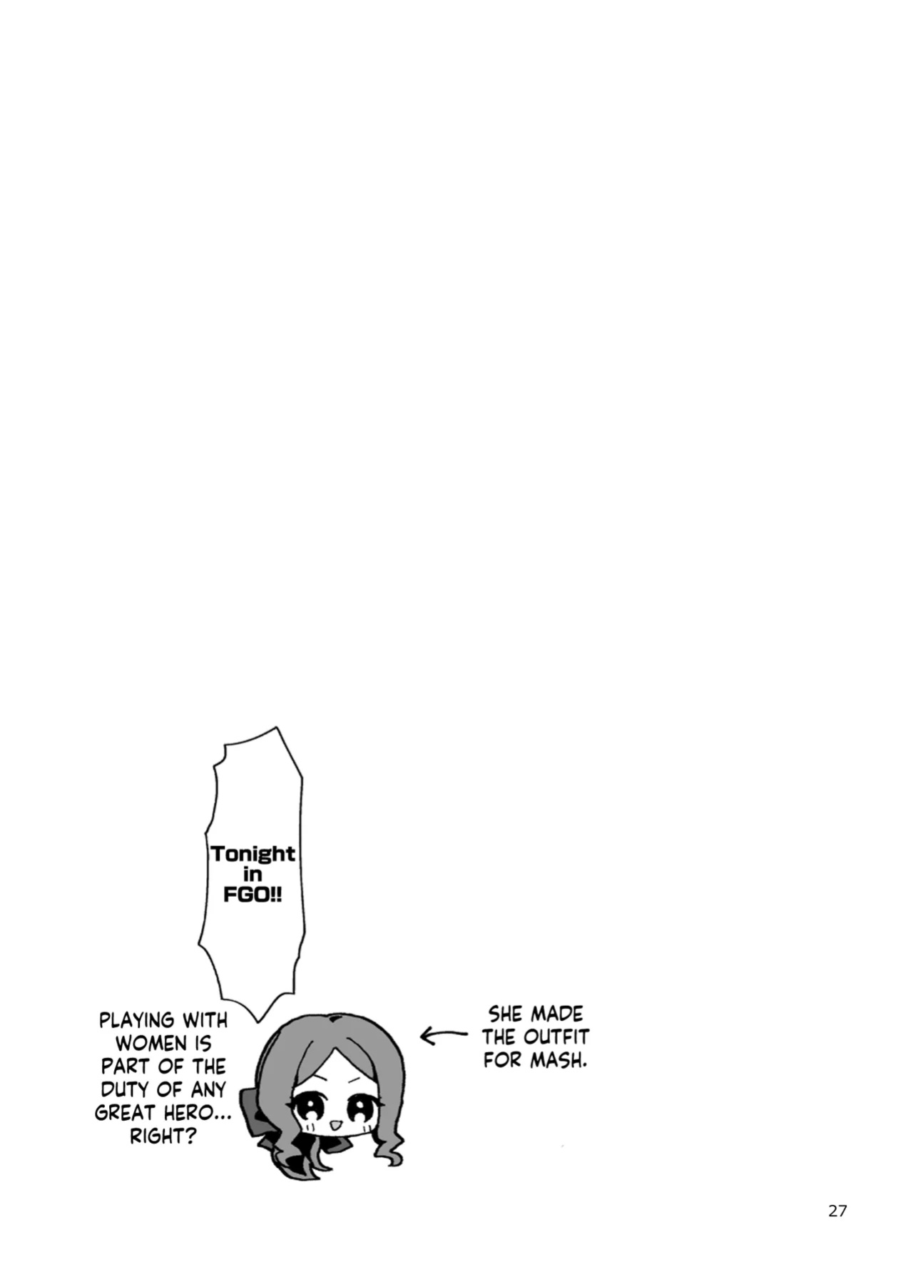 (C102) [Tsukinami Days (Kiya Hajime)] Watashi to Itoshii Hito no Ohanashi | My life with my lovely servant(s) (Fate/Grand Order) [KM_42]