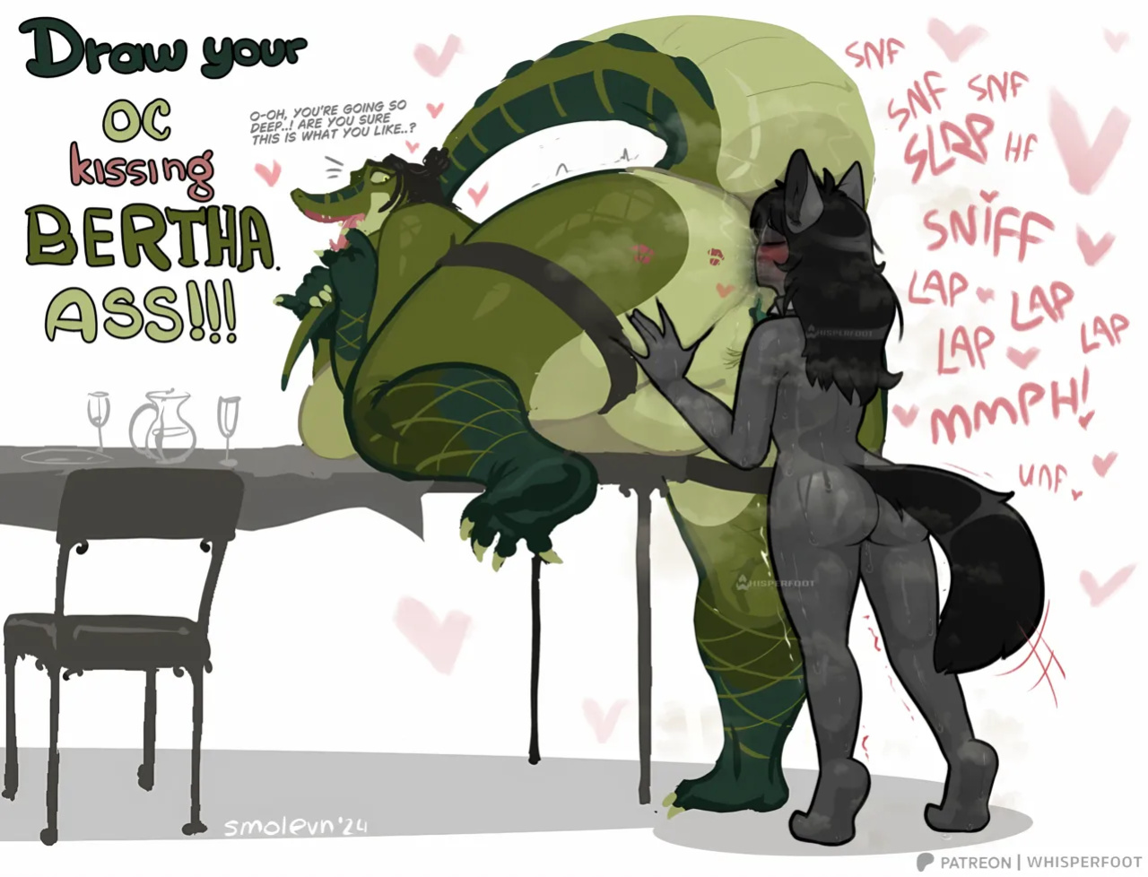 Whisperfoot - Kiss SAMI's Ass Draw Challenge????????????