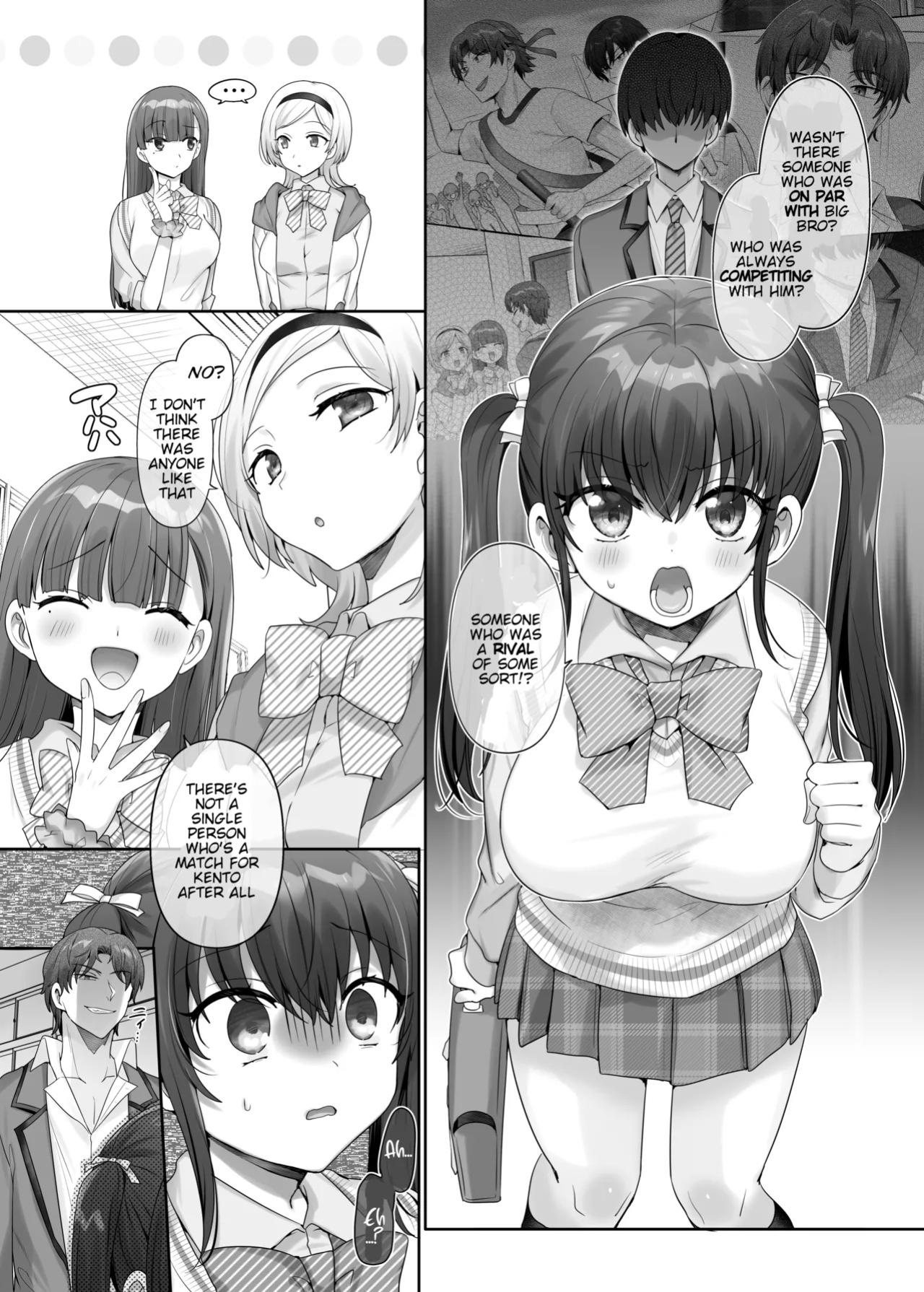 [Amuai Okashi Seisakusho (Hiiragi Popura, Ochita Ato Daisuki Samurai)] Ore wa Aitsu no Imouto Dorei | I'm (♂) His Little Sister Slave
