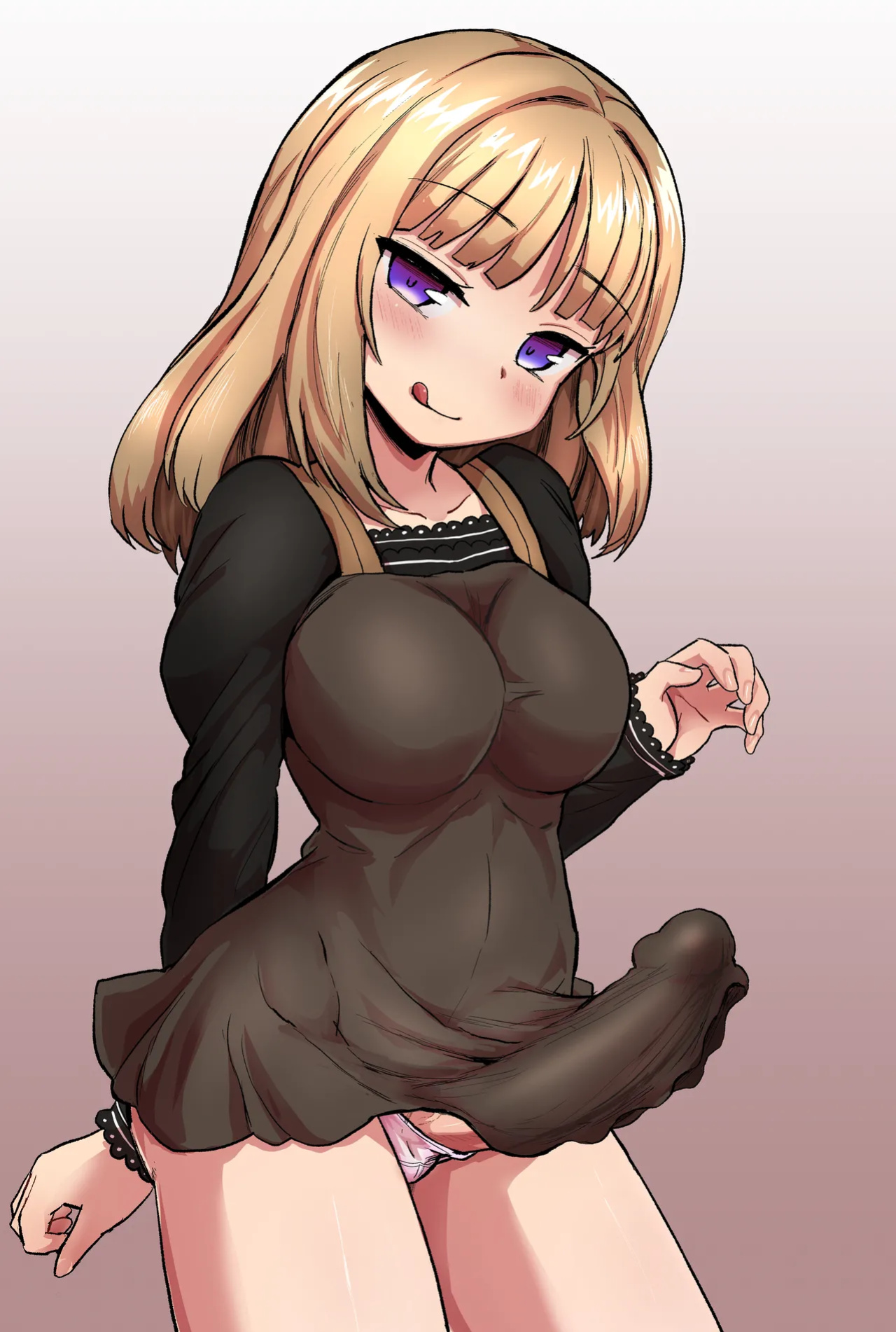 [Konnyaku Nabe (Magifuro Konnyaku)] Futanari self pleasure