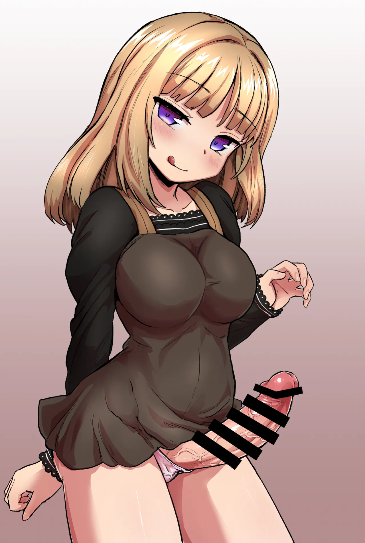[Konnyaku Nabe (Magifuro Konnyaku)] Futanari self pleasure