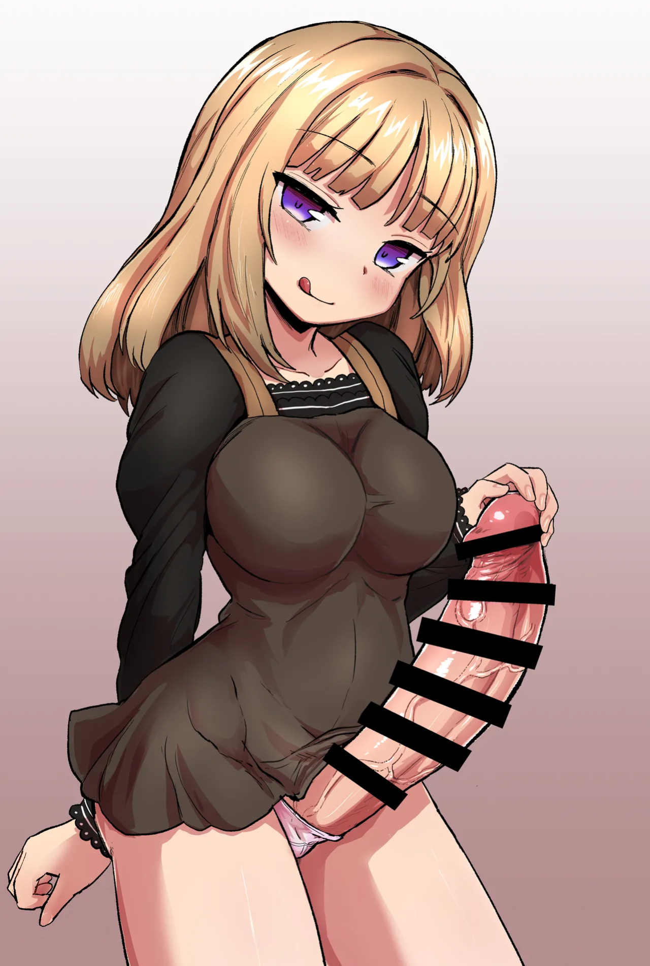 [Konnyaku Nabe (Magifuro Konnyaku)] Futanari self pleasure