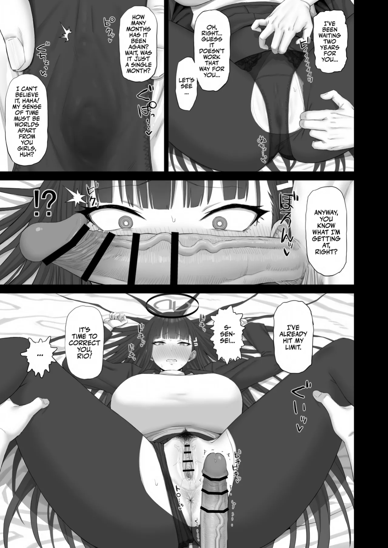 [Gomuhachi (Gomu)] Kore ga Otona no Shazai Jutsu | Rio's Sexpology (Blue Archive) [Team Rabu2]