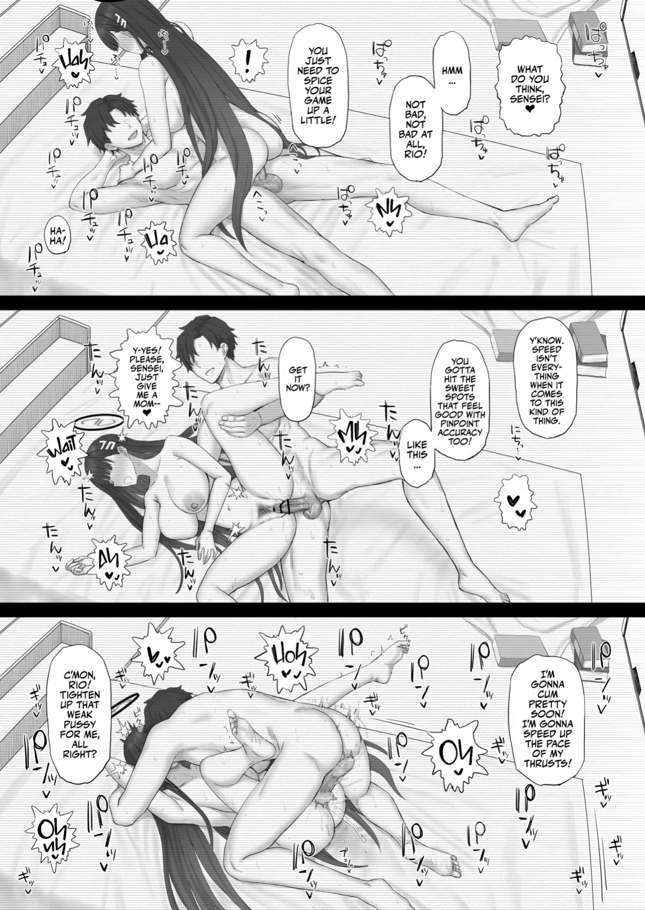 [Gomuhachi (Gomu)] Kore ga Otona no Shazai Jutsu | Rio's Sexpology (Blue Archive) [Team Rabu2]