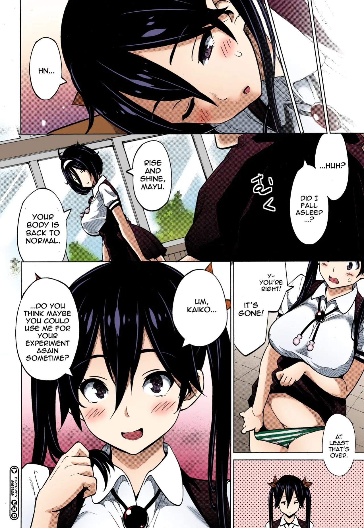 [Sanagi Torajirou] Jikken Shimai | Experiment Sisters (COMIC Megastore Alpha 2014-12) [Colorized] [thetsuuyaku] [SPDSD]