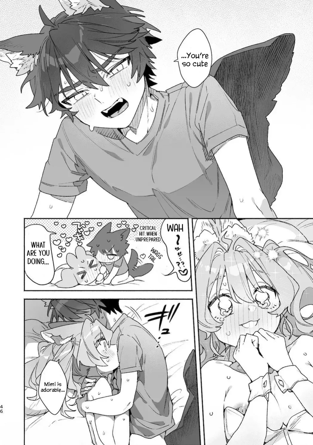 [UsachanGET] ♂ ga uke. Usagi-chan × ōkami-kun 2 | ♂ is the bottom. Rabbit-chan x Wolf-kun 2 [Lunaslurp]