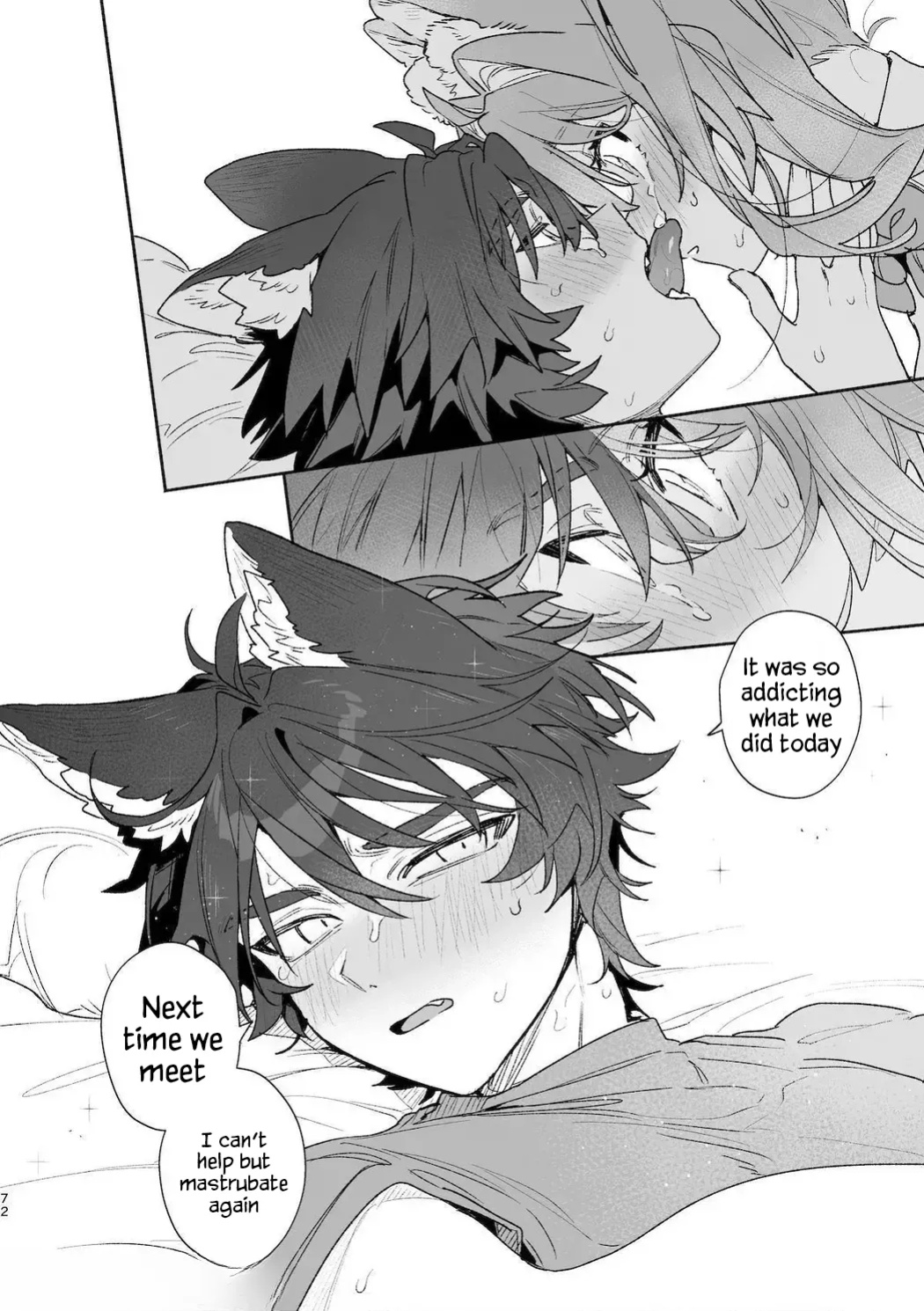 [UsachanGET] ♂ ga uke. Usagi-chan × ōkami-kun 2 | ♂ is the bottom. Rabbit-chan x Wolf-kun 2 [Lunaslurp]
