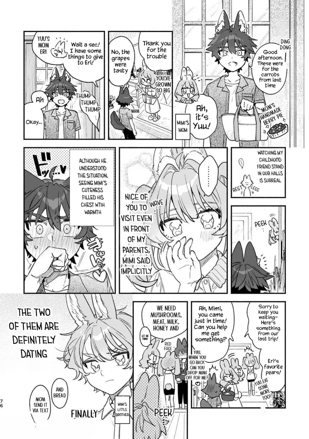 [UsachanGET] ♂ ga uke. Usagi-chan × ōkami-kun 2 | ♂ is the bottom. Rabbit-chan x Wolf-kun 2 [Lunaslurp]