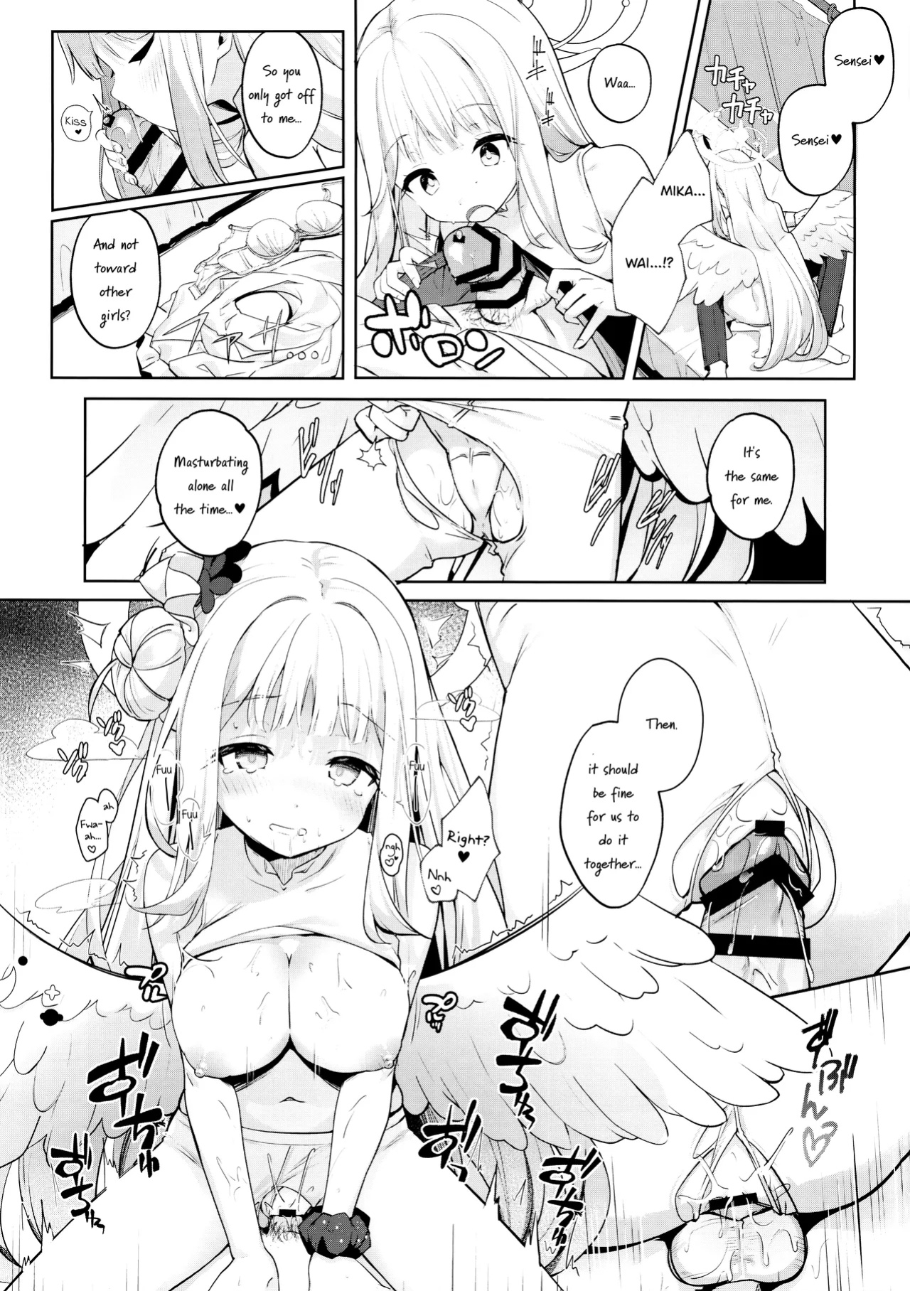 [Kinokomushin (Kinokomushi)] Futari wa Kanbi na Yoru no Hihou | Luscious Secrets of the Night (Blue Archive) [Pinandhita 論理型]