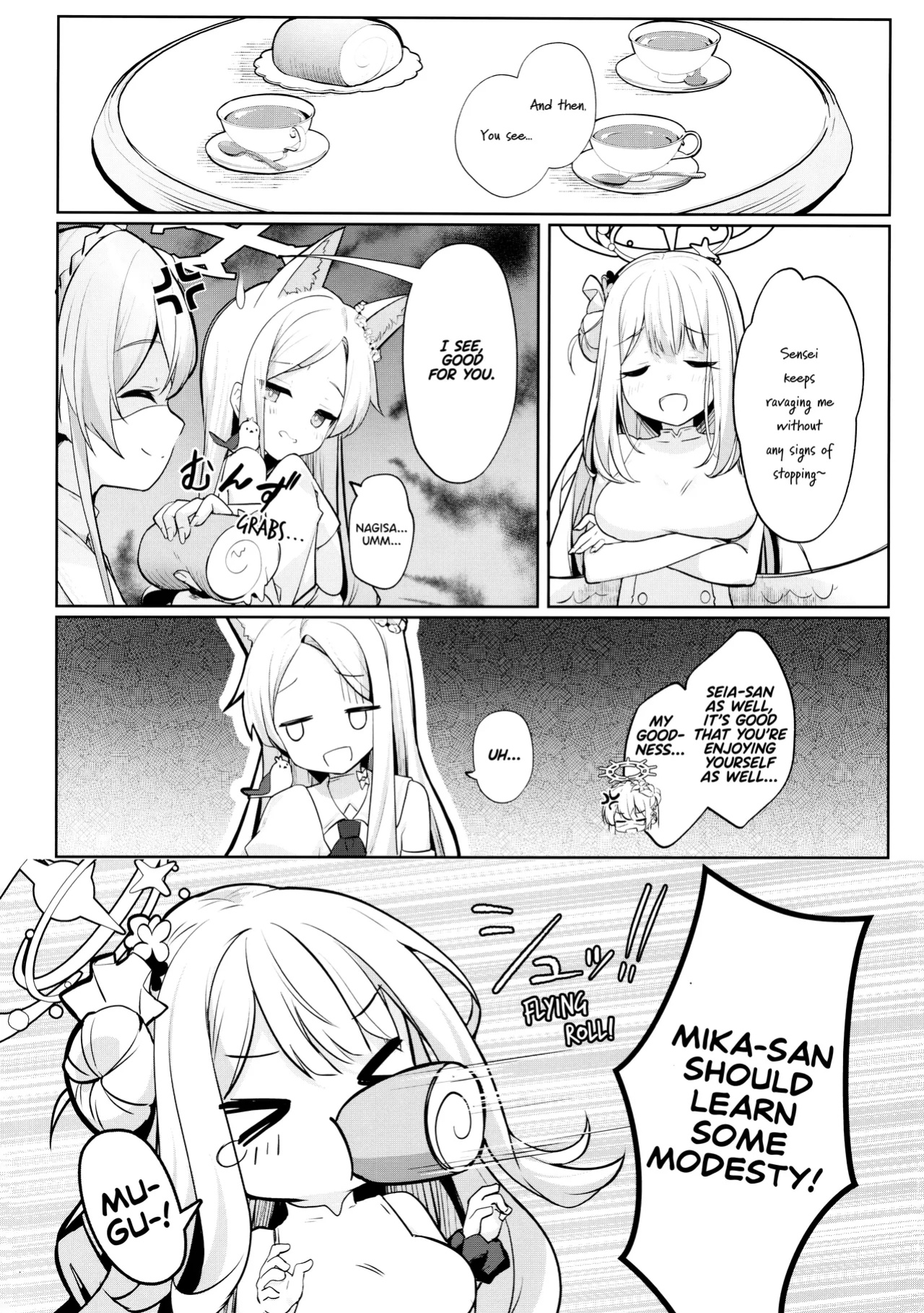 [Kinokomushin (Kinokomushi)] Futari wa Kanbi na Yoru no Hihou | Luscious Secrets of the Night (Blue Archive) [Pinandhita 論理型]