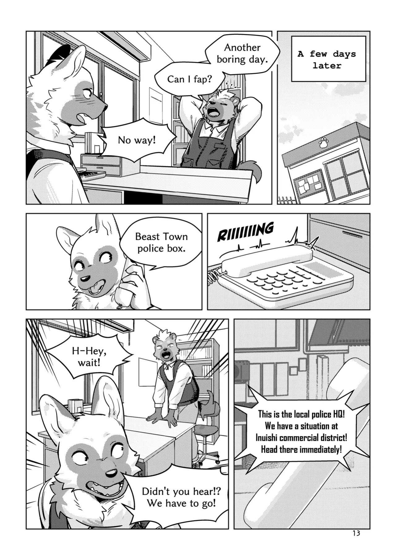 (Kansai Kemoket 9) [Uro0000] The other side of Beast Town Volume 1