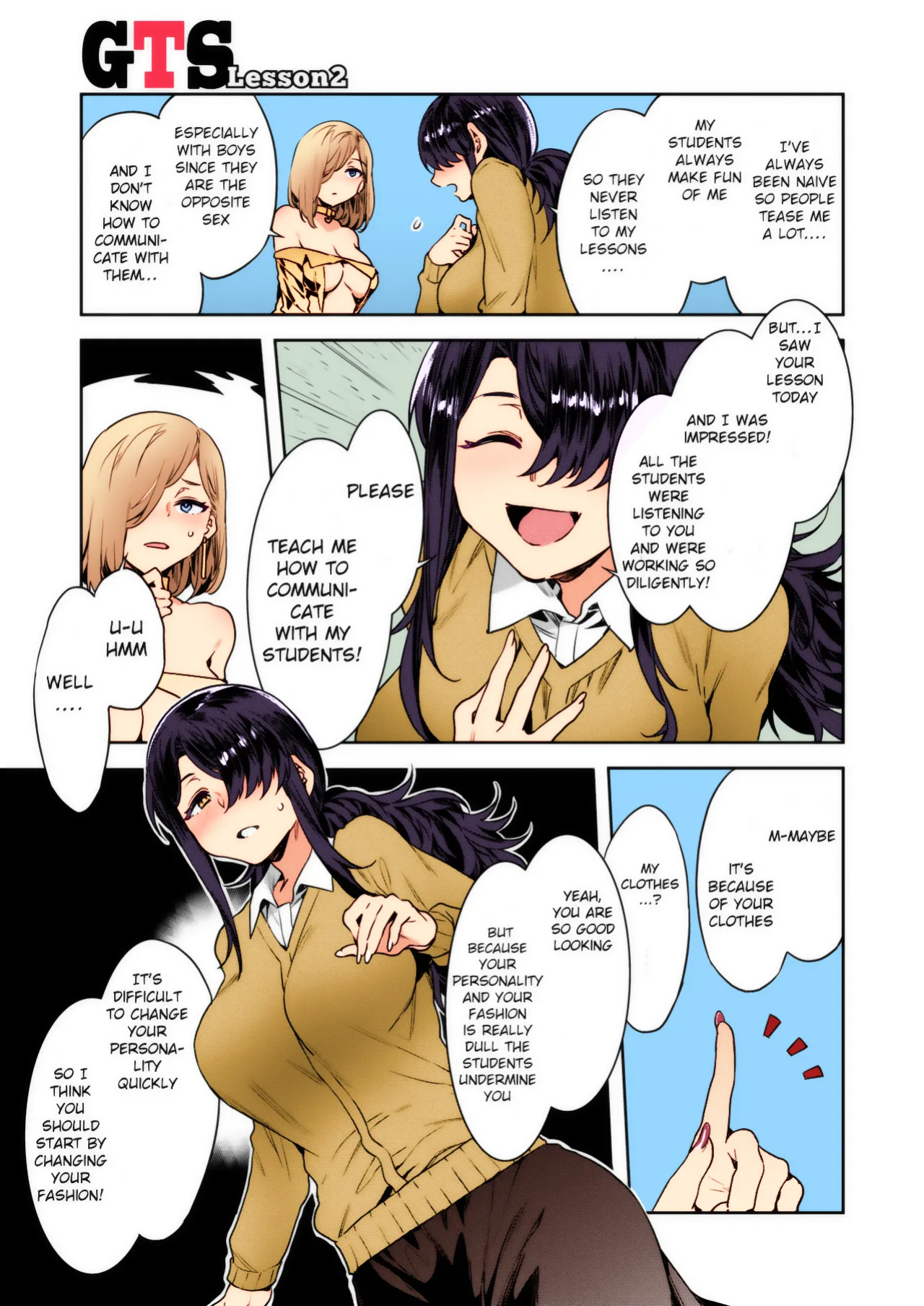 [Mizuryu Kei] GTS Great Teacher Sayoko Lesson2 (COMIC HOTMILK 2020-10) [hardcase8translates] [Colorized] [Satansoft]