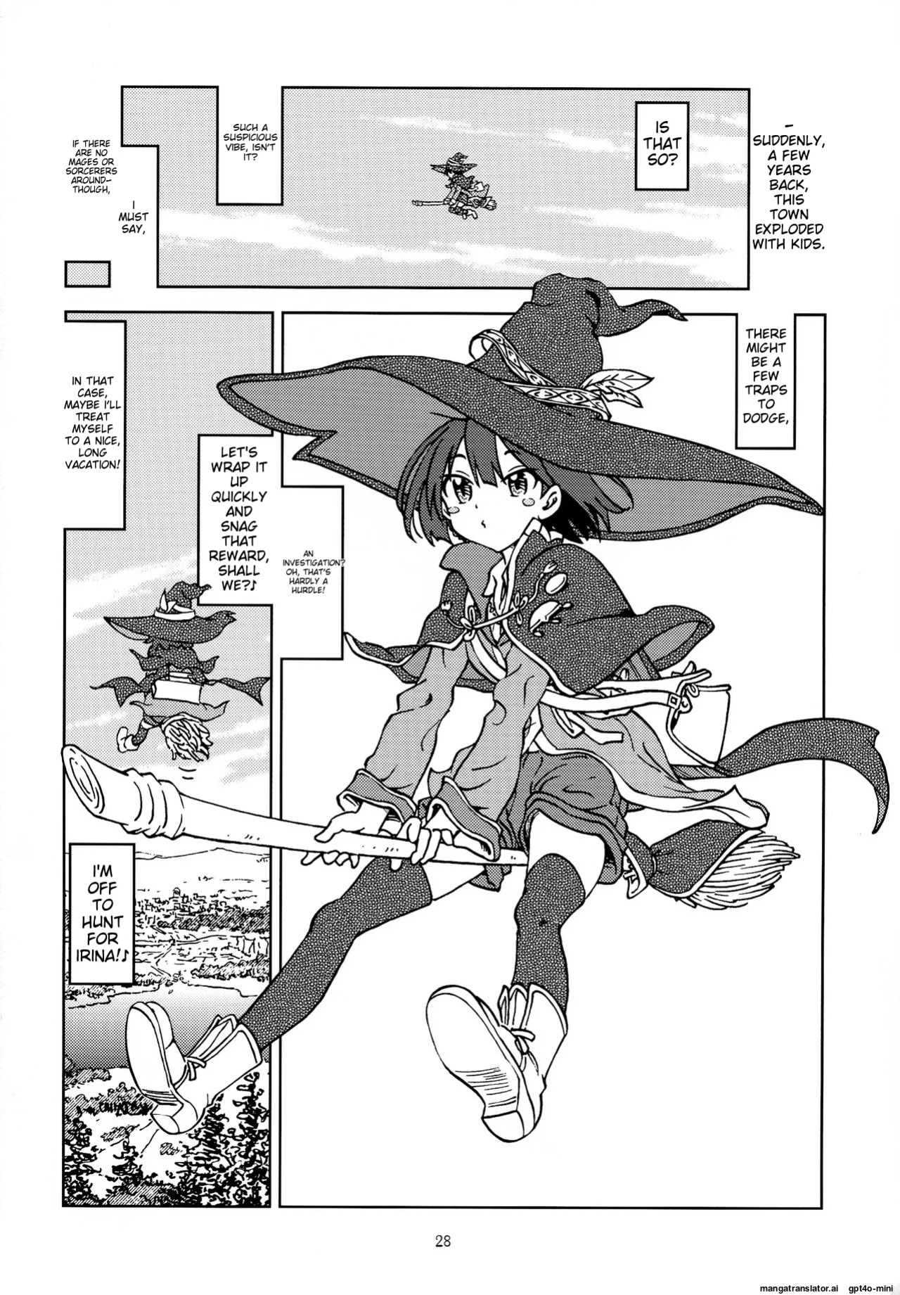 [Madakoya (Madako)] Tabitabi Nikki ni wa Shirusenakatta koto. (Majo no Tabitabi) [MTL]