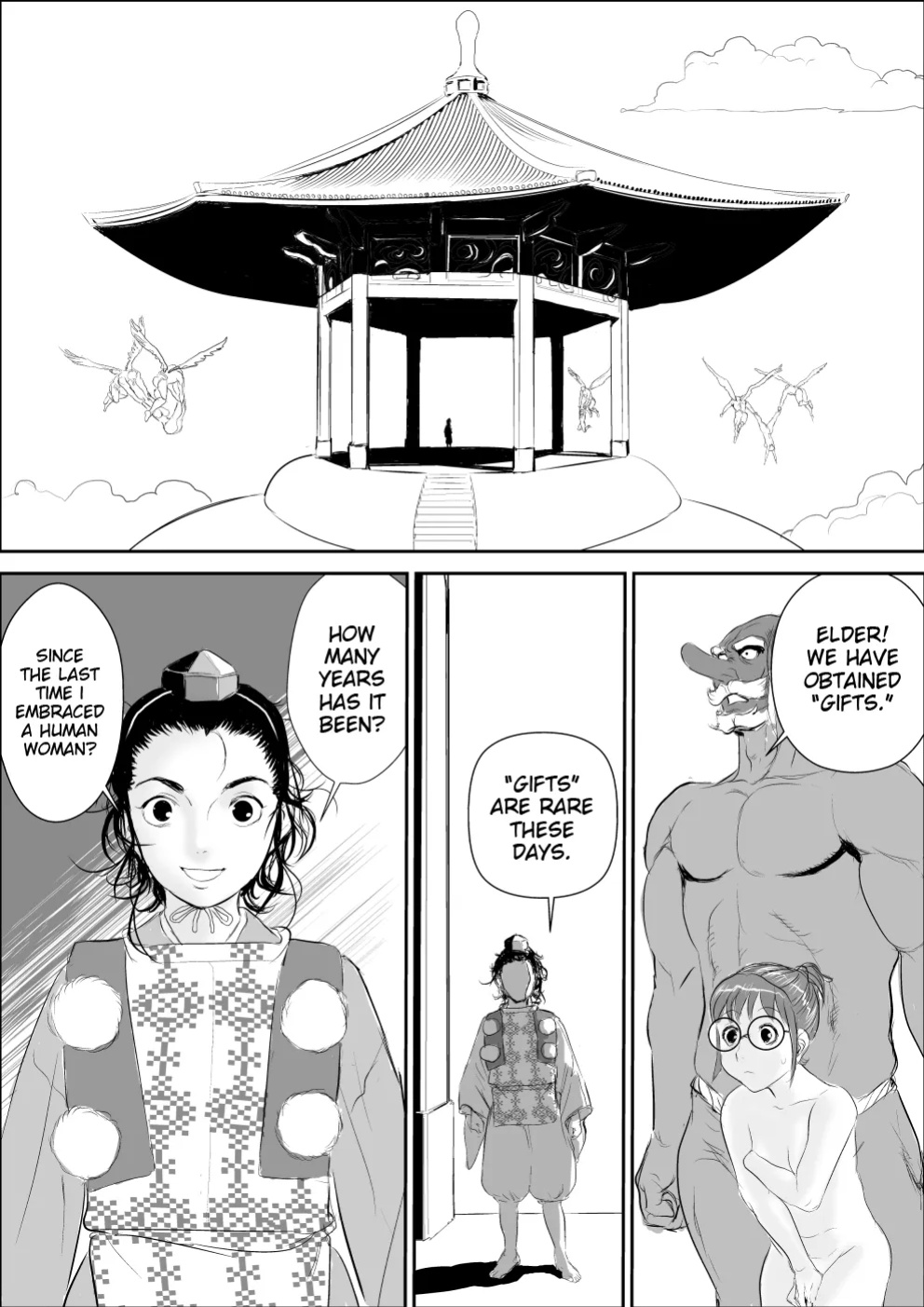 [Jinsukeya (Jinsuke)] Tengu-sama no Kamikakushi | Being Spirted Away by Tengus {Stopittarpit}