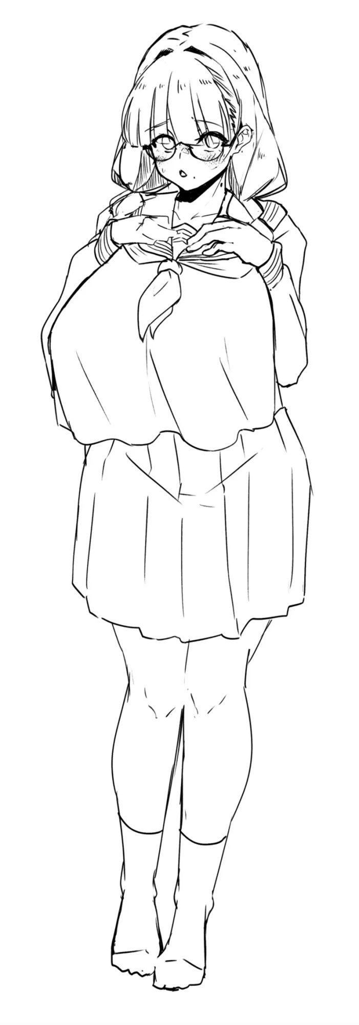 [Yotsuba no Suisou (FoN)] Koko de no Ohanashi wa Subete Mousou desu!! Jimi Kyonyuu Megane-chan to Mekakure Kyonyuu Gal-chan Futari no Yoru no Mousou Waidan | The Stories Depicted Here Are All Just Fantasies!! Plain Big Titty Glasses-chan and Covered-Eyes 