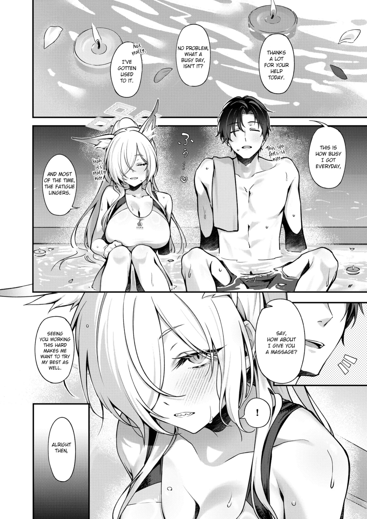 [Shiba no Shippo (Shiba Aya)] Kanna to Iyashiai (Blue Archive) [Atang]