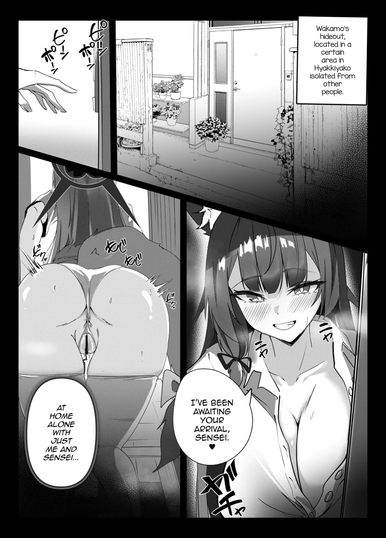 [Kitsune Jiru (Emil)] Hatsujouki Wakamo no Sakusei Nisshi | In Heat, Wakamo's Semen-milking Journal (Blue Archive) [mysterymeat3]