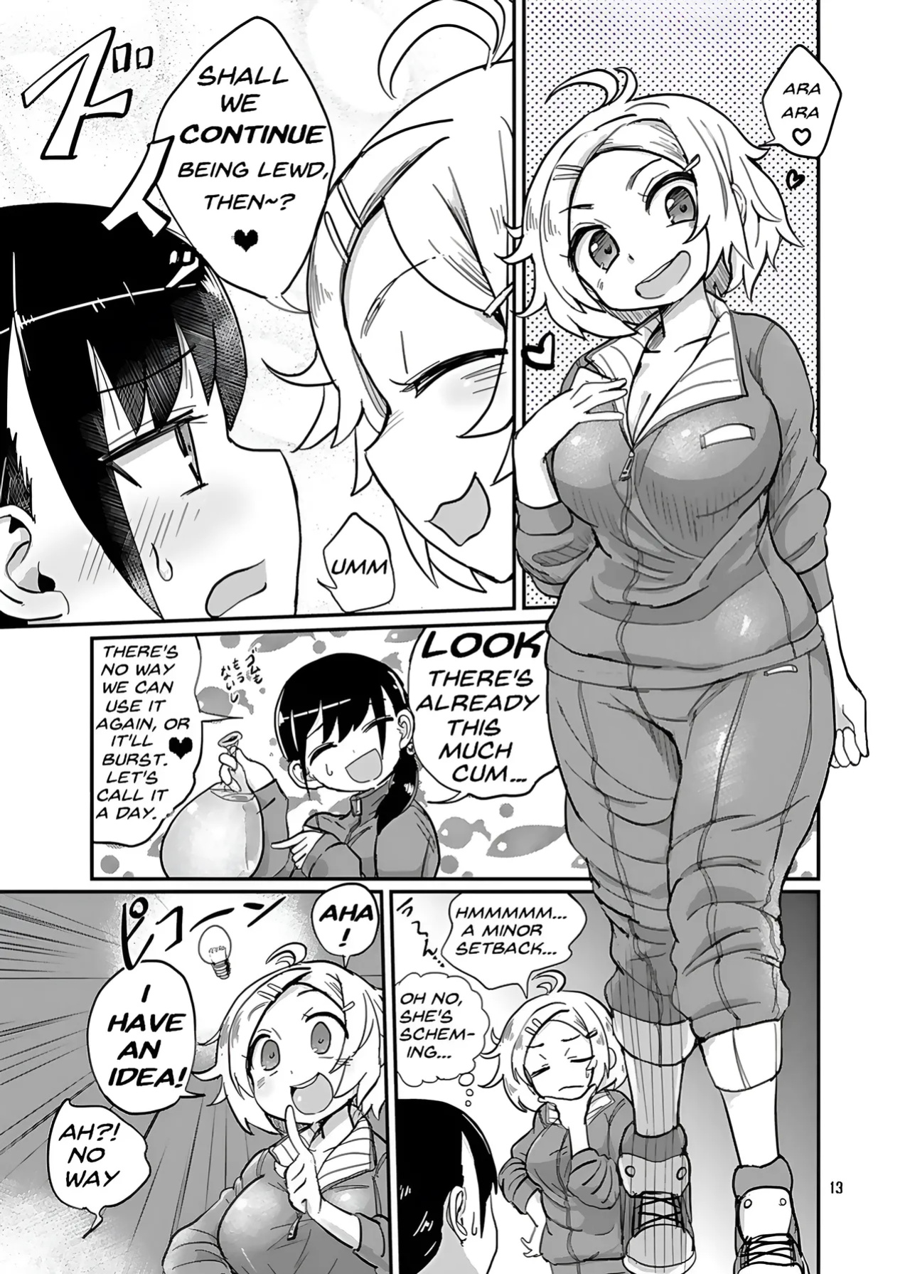 [Konnyaku Nabe (magifuro Konnyaku)] Futanari JC no Nichijou | Futanari Daily Life [anidra and #inconceivable]