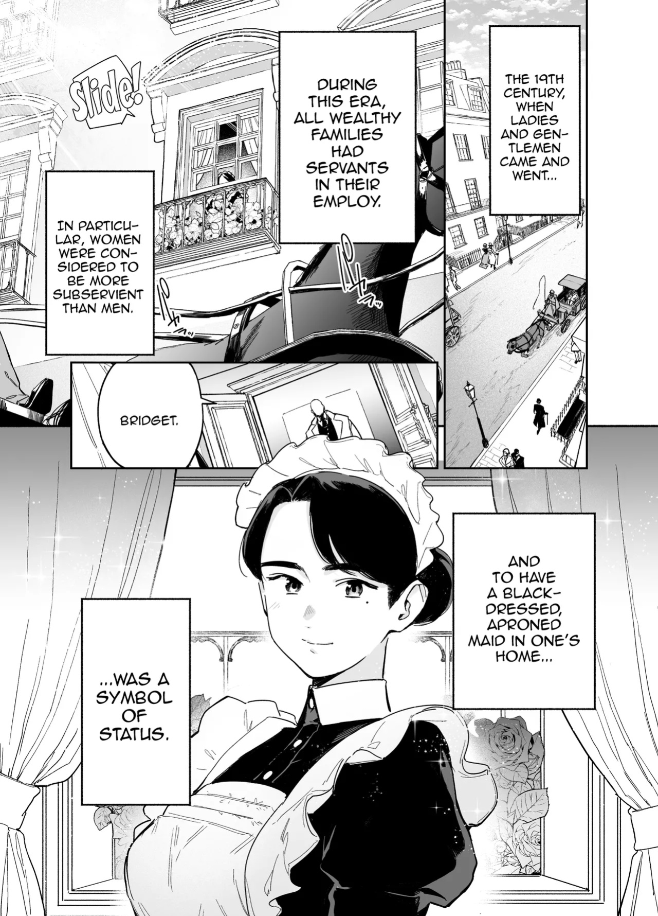 [F no Kottoubako (Onizuka Frill)] Wagaya no Housemaid Bridget Sei no Gohoushi ~Danro Souji kara Kozukuri made~ / My Housemaid Bridget's Sexual Service ~ Everything From Fireplace Cleaning, To Babymaking