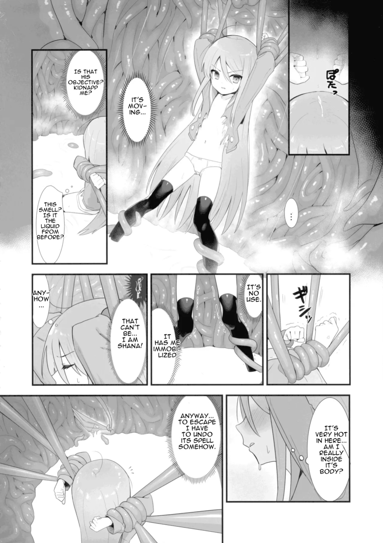 (C103) [Sojou no Kuuran (Ariuo)] Shokukan no Ochite (Shakugan no Shana)