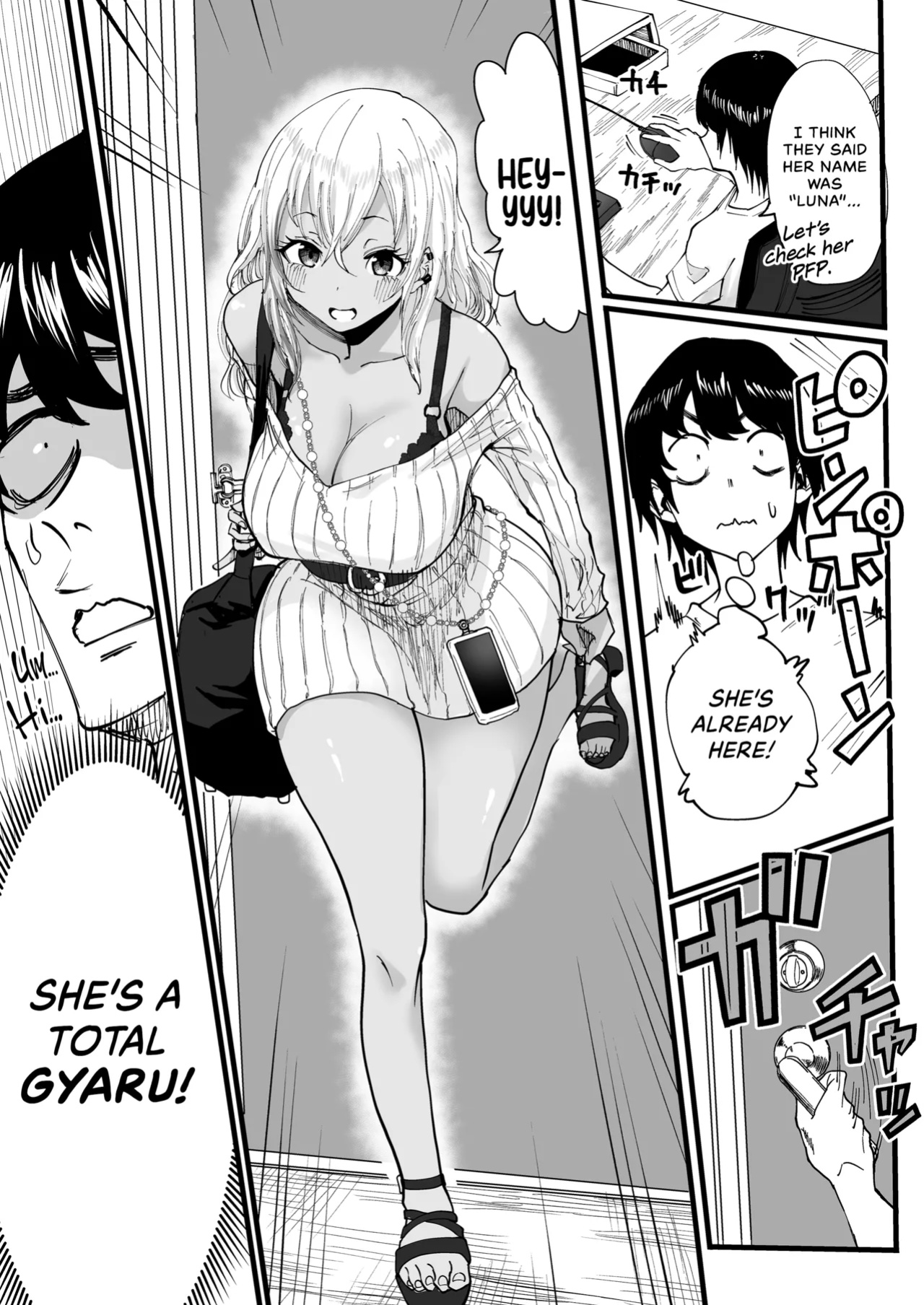 [Kurohamya (Kurosu)] Kurogal Men-esthe Jou ga Yarasetekureru Hanashi | Happy Endings with a Tanned Gyaru Massage Therapist [head empty]