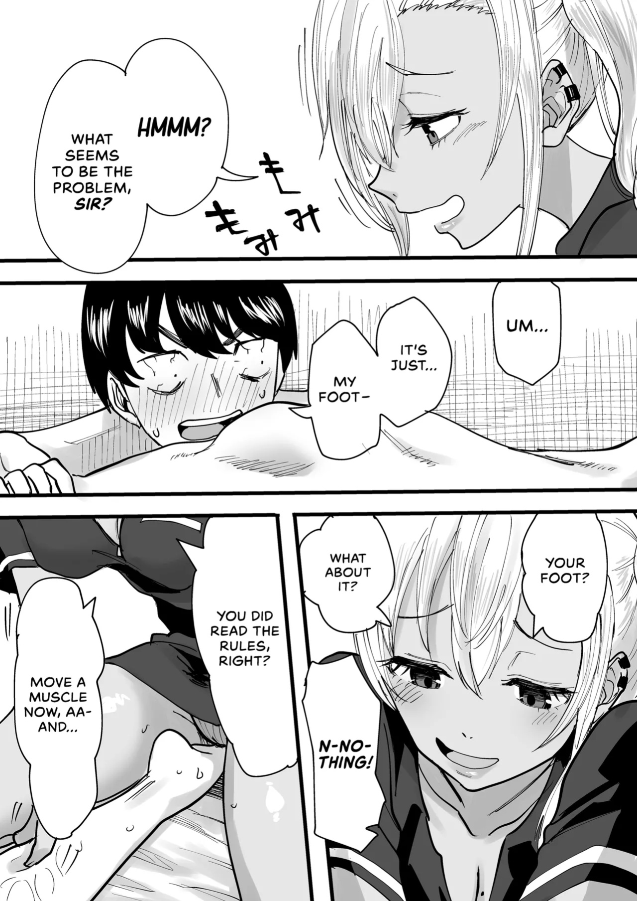 [Kurohamya (Kurosu)] Kurogal Men-esthe Jou ga Yarasetekureru Hanashi | Happy Endings with a Tanned Gyaru Massage Therapist [head empty]