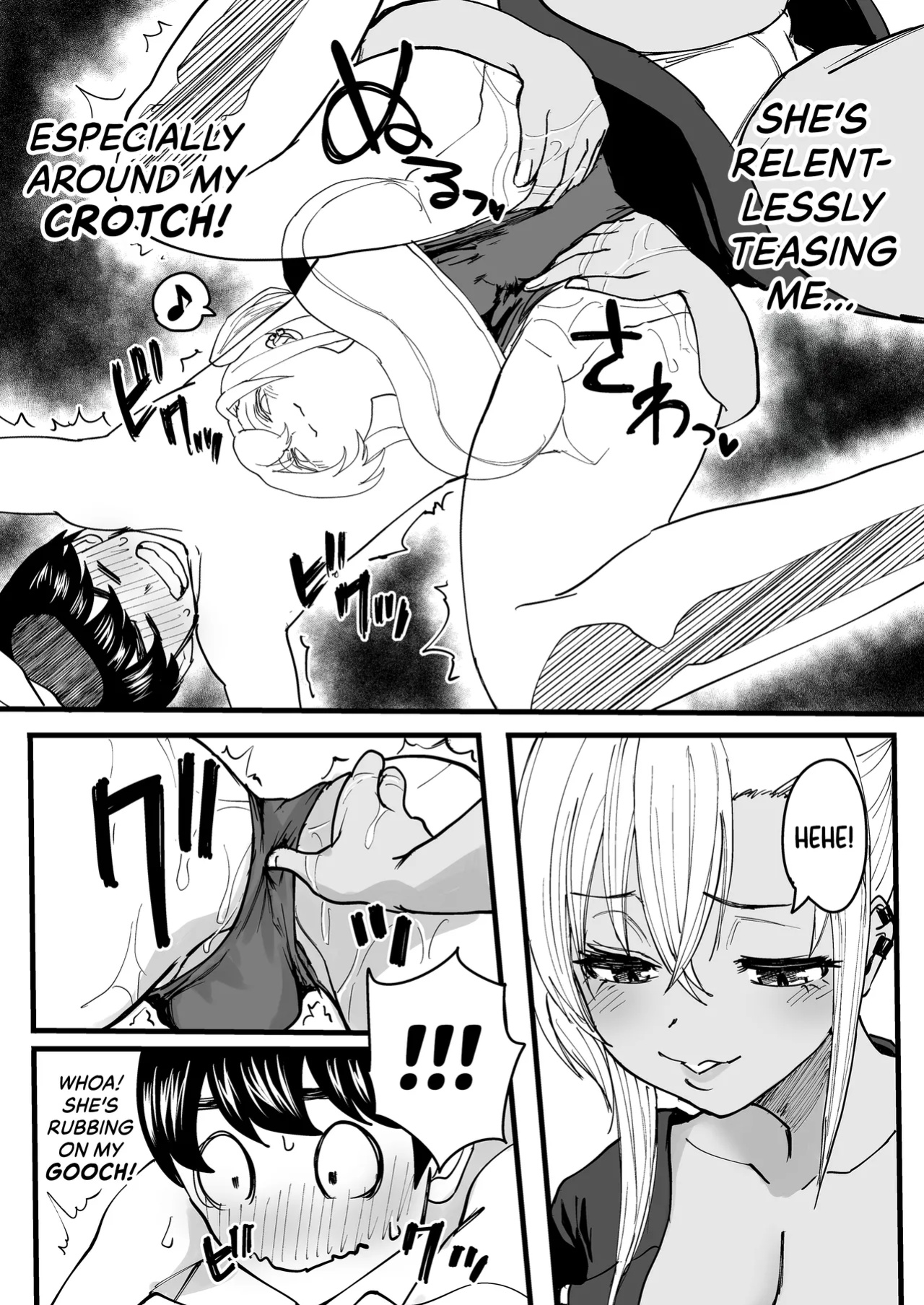 [Kurohamya (Kurosu)] Kurogal Men-esthe Jou ga Yarasetekureru Hanashi | Happy Endings with a Tanned Gyaru Massage Therapist [head empty]