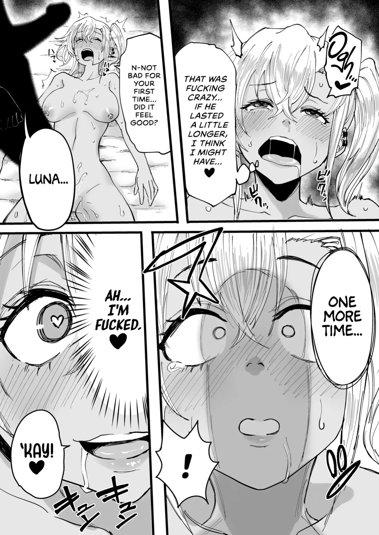 [Kurohamya (Kurosu)] Kurogal Men-esthe Jou ga Yarasetekureru Hanashi | Happy Endings with a Tanned Gyaru Massage Therapist [head empty]