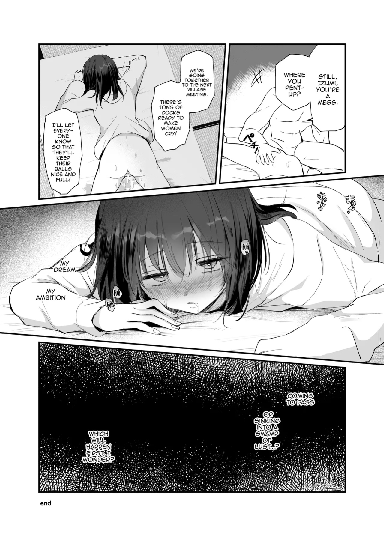 [Tetsukazuno Ao. (Emilio)] Kyonyuu de Nariagare! ~Binbounin Tsuma vs Hentai Gifu no Netorare Nouson Seikatsu~ | Use Your Huge Tits To Rise Up! ~The Netorare Daily Life In a Farming Village Of A Poor Wife vs A Perverted Father In Law~