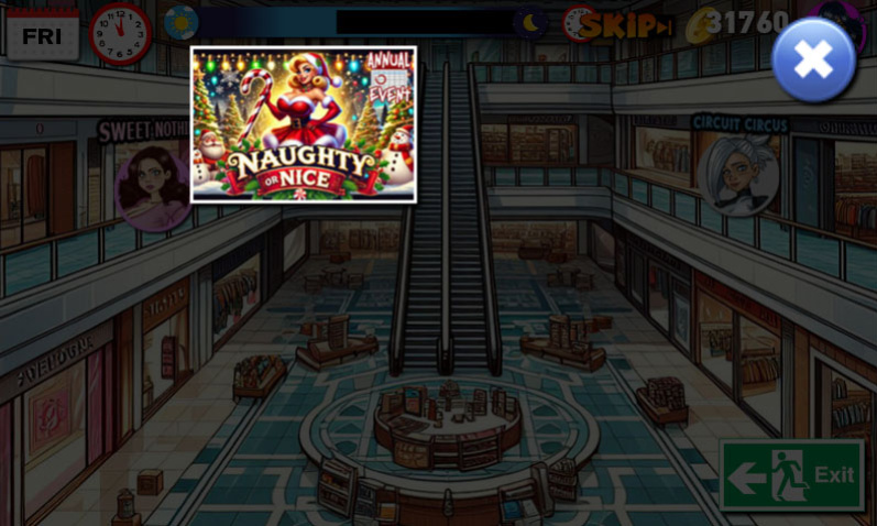 She Means Business game: Naughty Or Nice