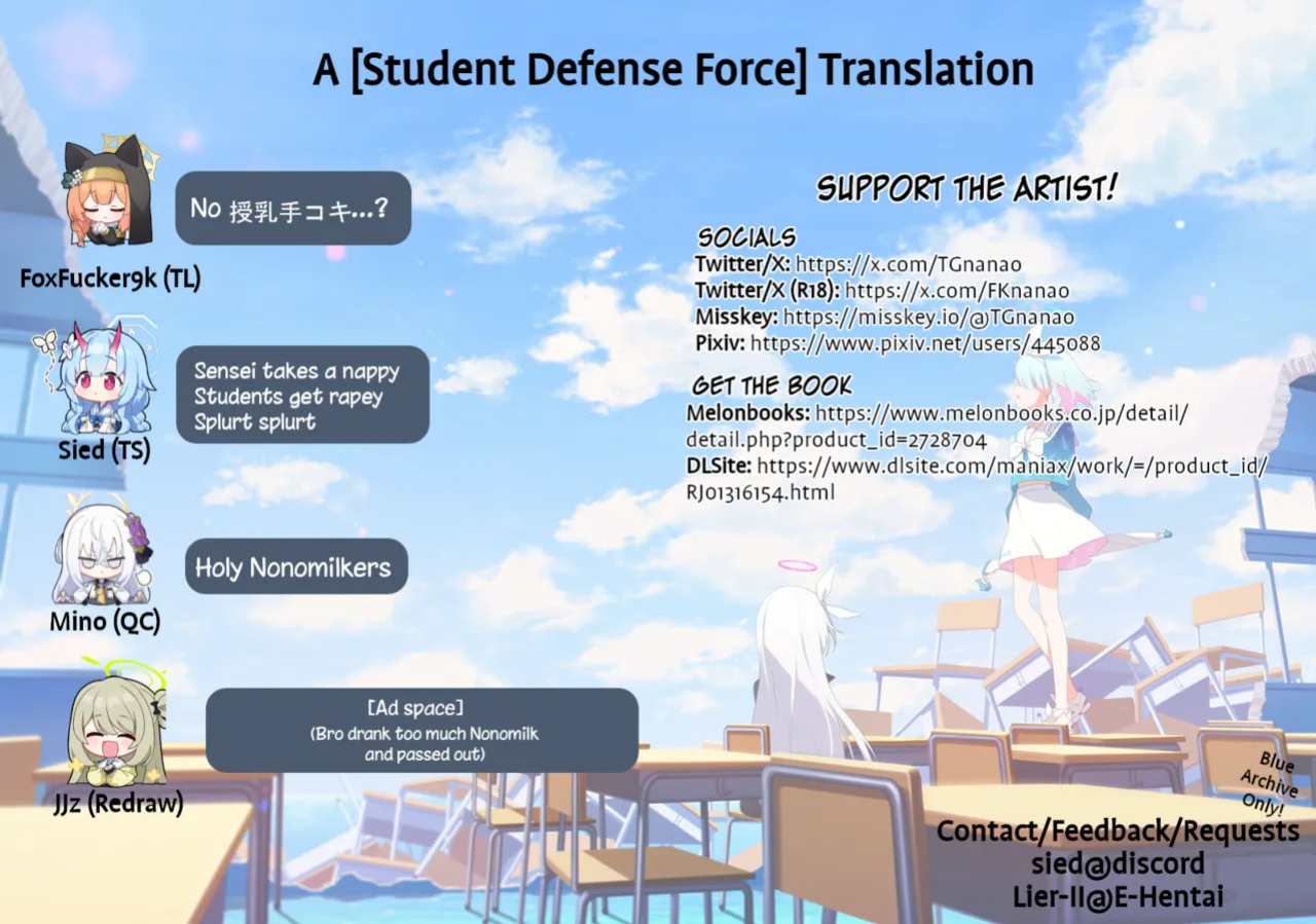 [Nanao Jyuukou (Nanao)] Sensei, Otsukare desu yo ne? | You must be tired, Sensei (Blue Archive) [SDF]