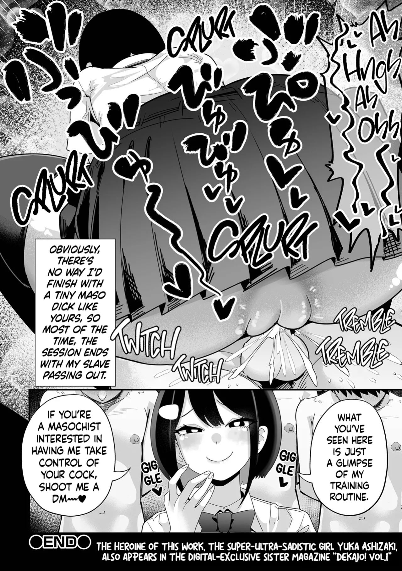 [Tebasaki Chikin] Ashizaki-san no Maso Choukyou Routine | Ashizaki-san's Masochist Training Routine (COMIC Orga Vol. 69)