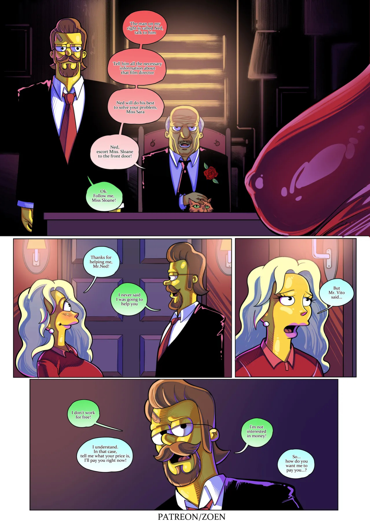 The Simpsons "Bad Boy" By: Zoen. Patreon