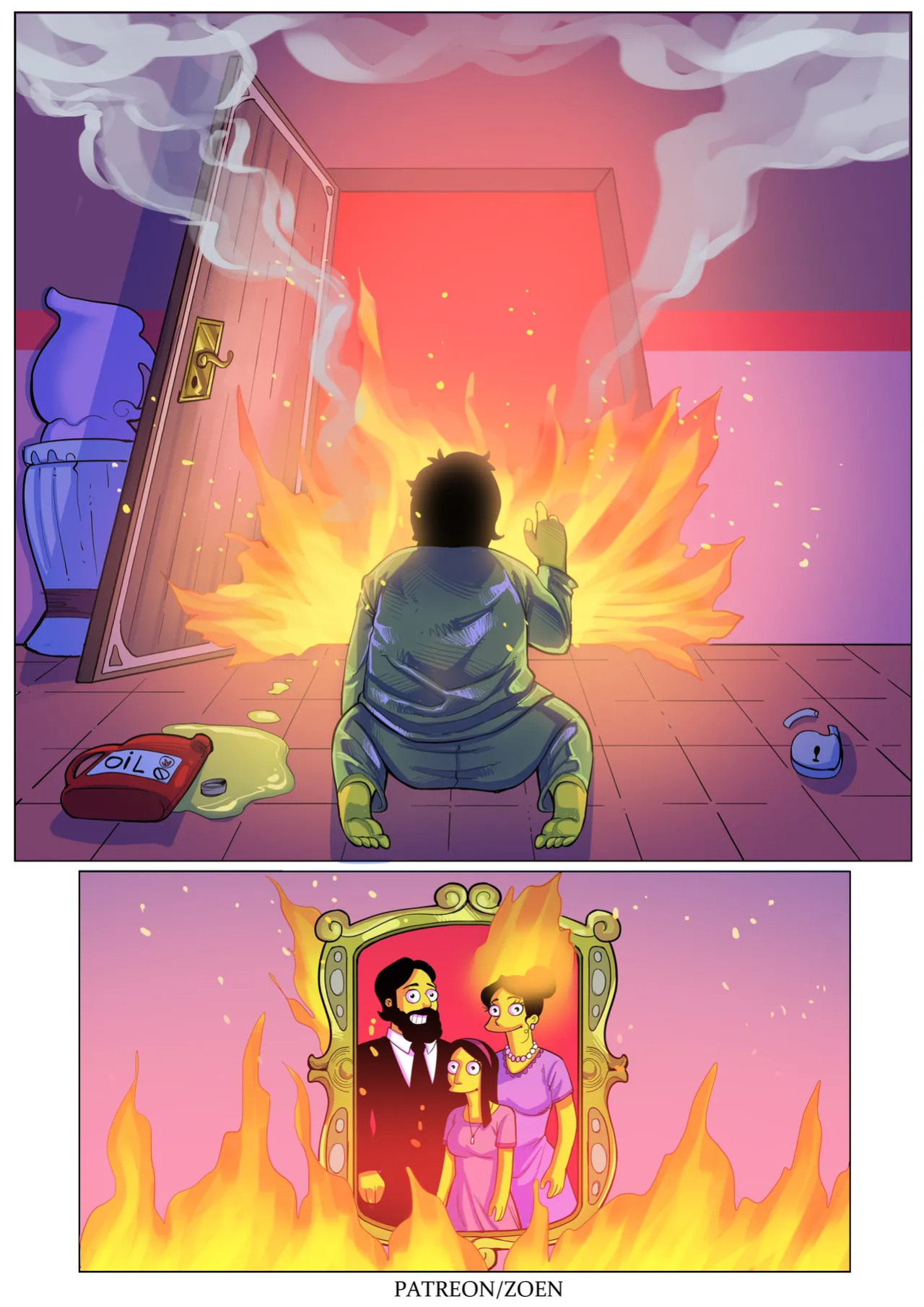 The Simpsons "Bad Boy" By: Zoen. Patreon