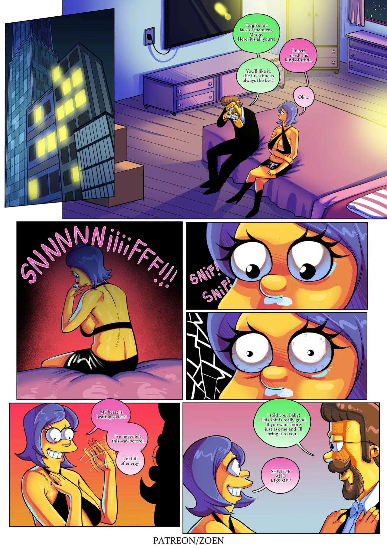The Simpsons "Bad Boy" By: Zoen. Patreon