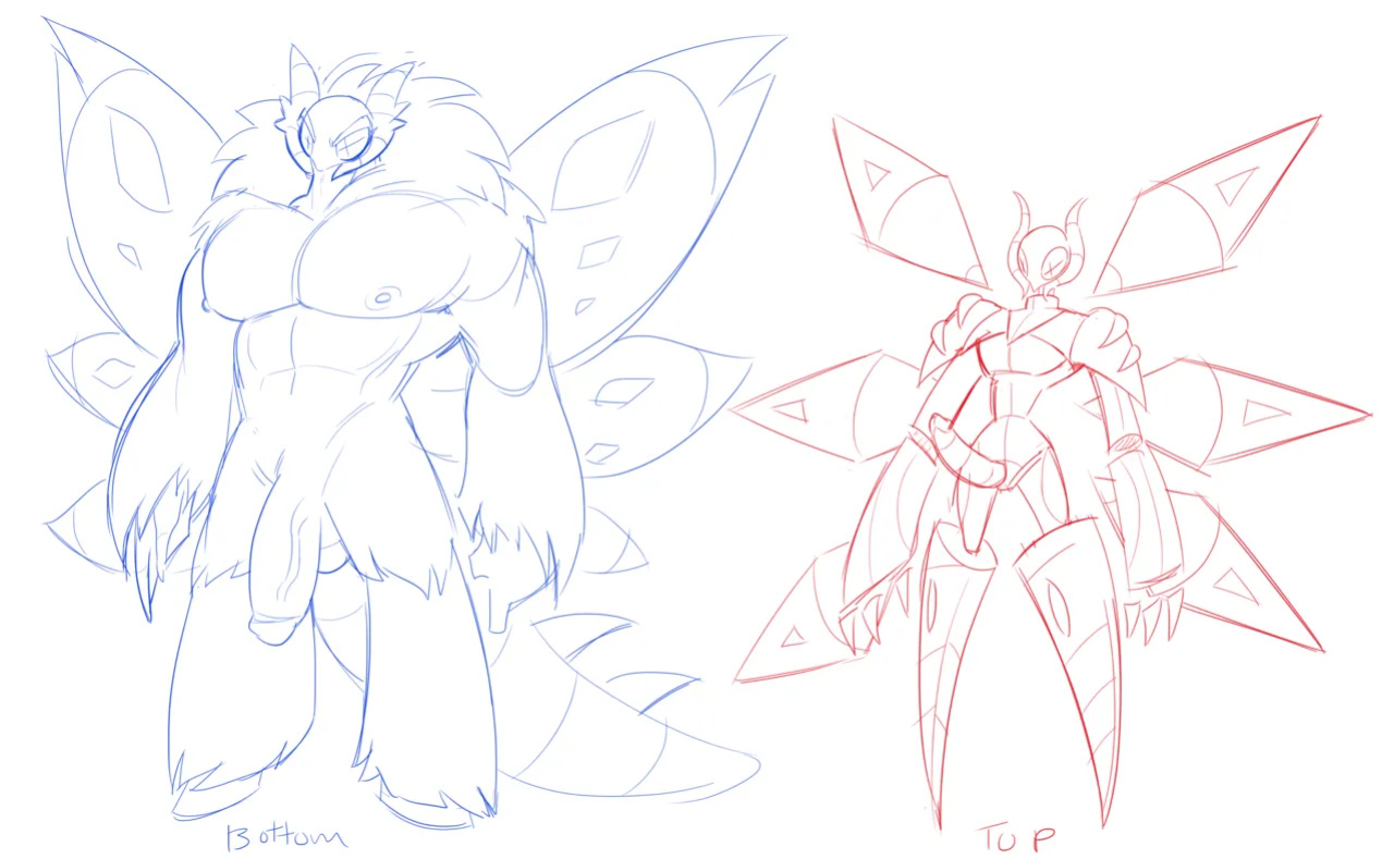 [MothMilfs] Iron Moth and Slither Wing (Pokémon)