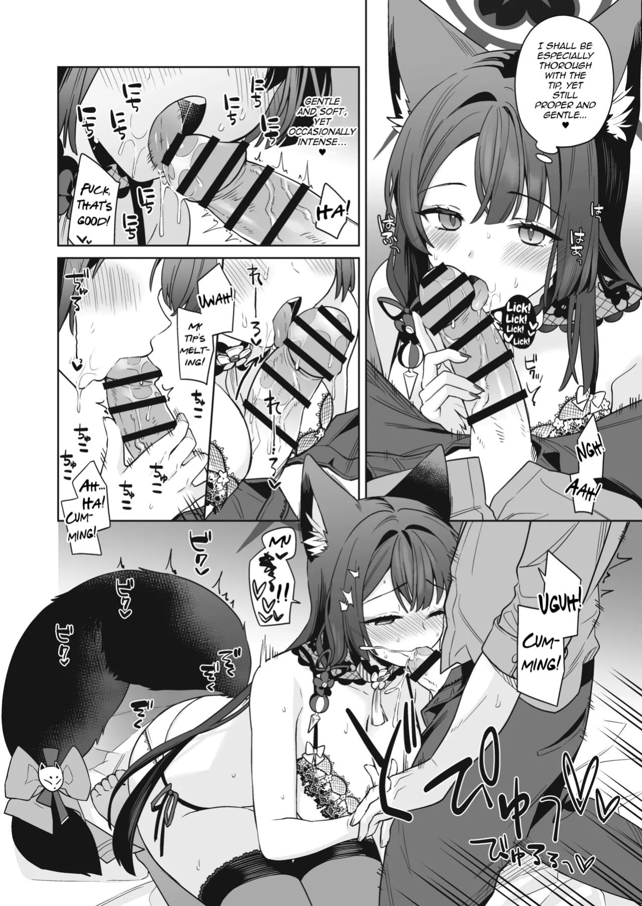 [NOMIYAGUMI (Ichinomiya)] Junjou Renjou Hatsujou Kitsune -3- | Pure♥Lovestruck♥Fox in Heat -3- (Blue Archive) [mysterymeat3]