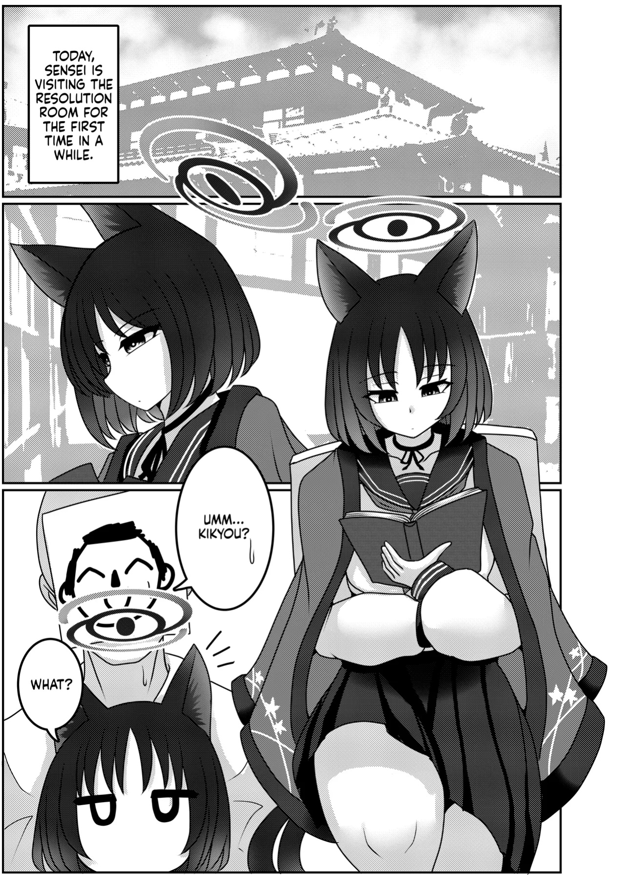 [Bouzen Meiden R (Anago)] Kiryuu Kikyou wa Haramitai | Kiryuu Kikyou's desire to get pregnant (Blue Archive)