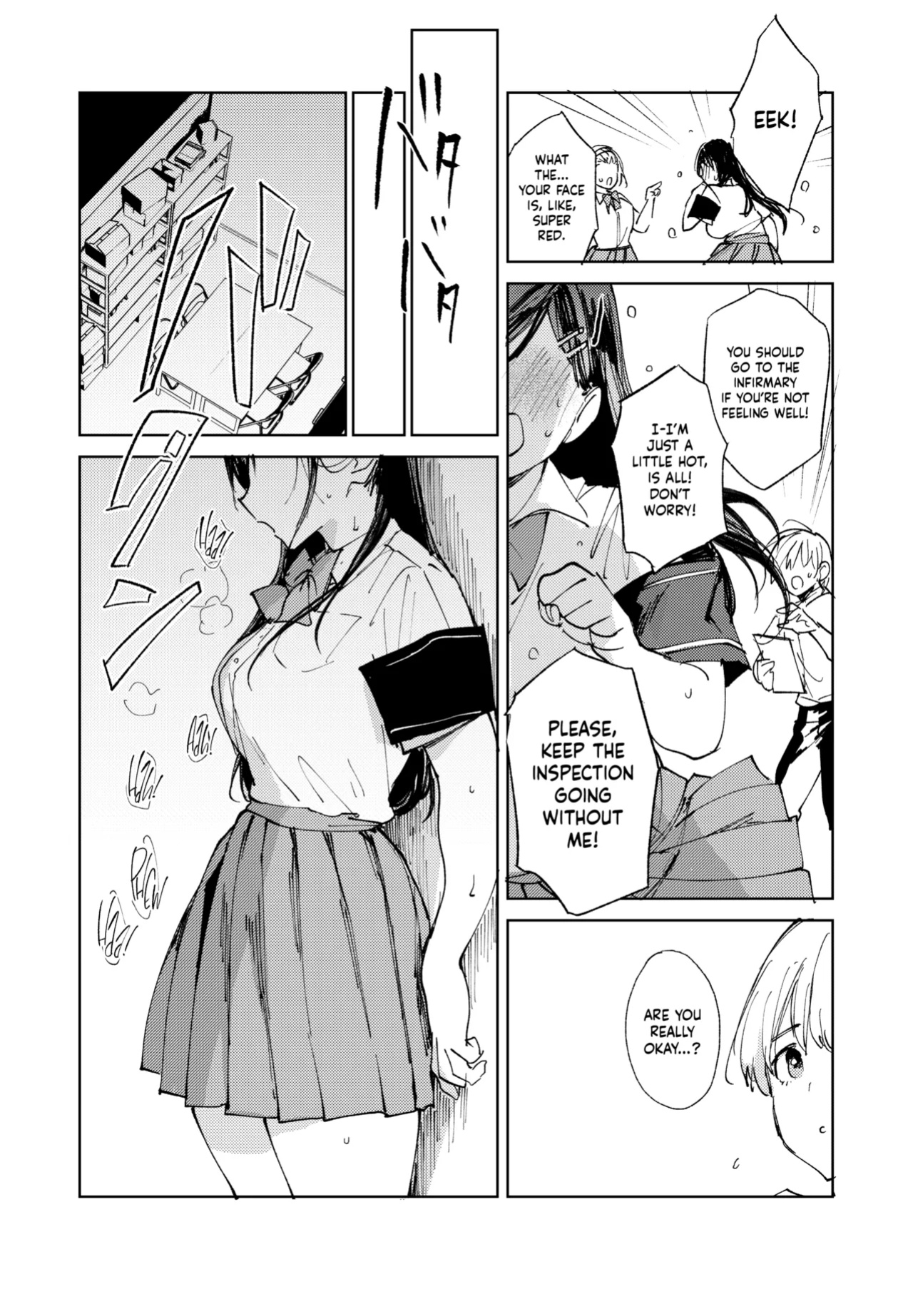 [BOOCH (Booch)] Kiritsu ni Kibishii Fuuki Iinchou wa Kounai de Himitsu no Dosukebe Onanie ga Yamerarenai! | The Strict Head of the DIsciplinary Committee Just Can't Stop Masturbating at School! [Shiromaru]
