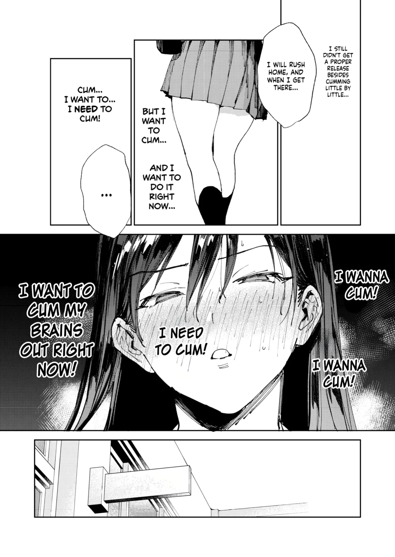 [BOOCH (Booch)] Kiritsu ni Kibishii Fuuki Iinchou wa Kounai de Himitsu no Dosukebe Onanie ga Yamerarenai! | The Strict Head of the DIsciplinary Committee Just Can't Stop Masturbating at School! [Shiromaru]