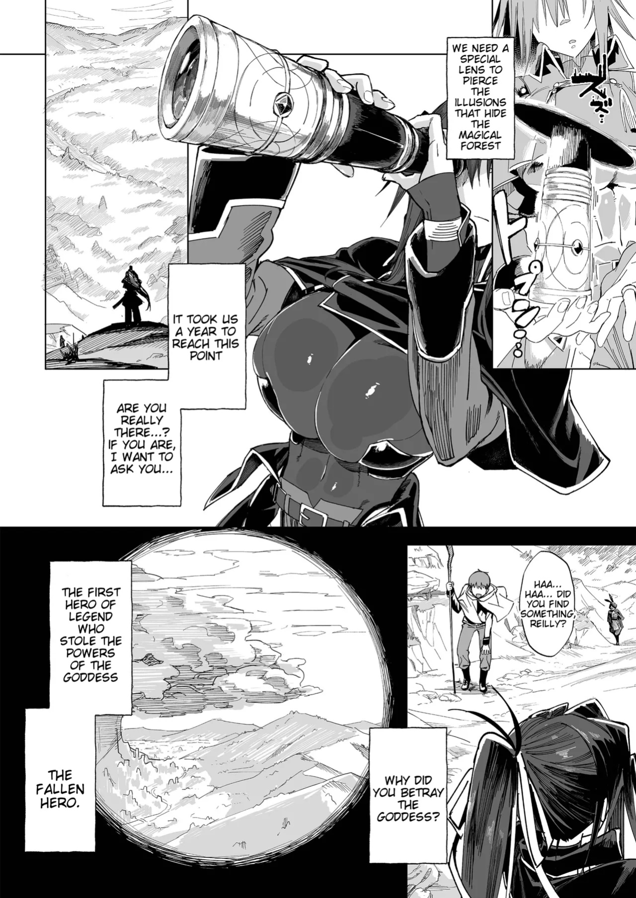 [Gatakomanchi (Komagata)] Isekai Mesu Yuusha [Tigoris Translates] [Satansoft]