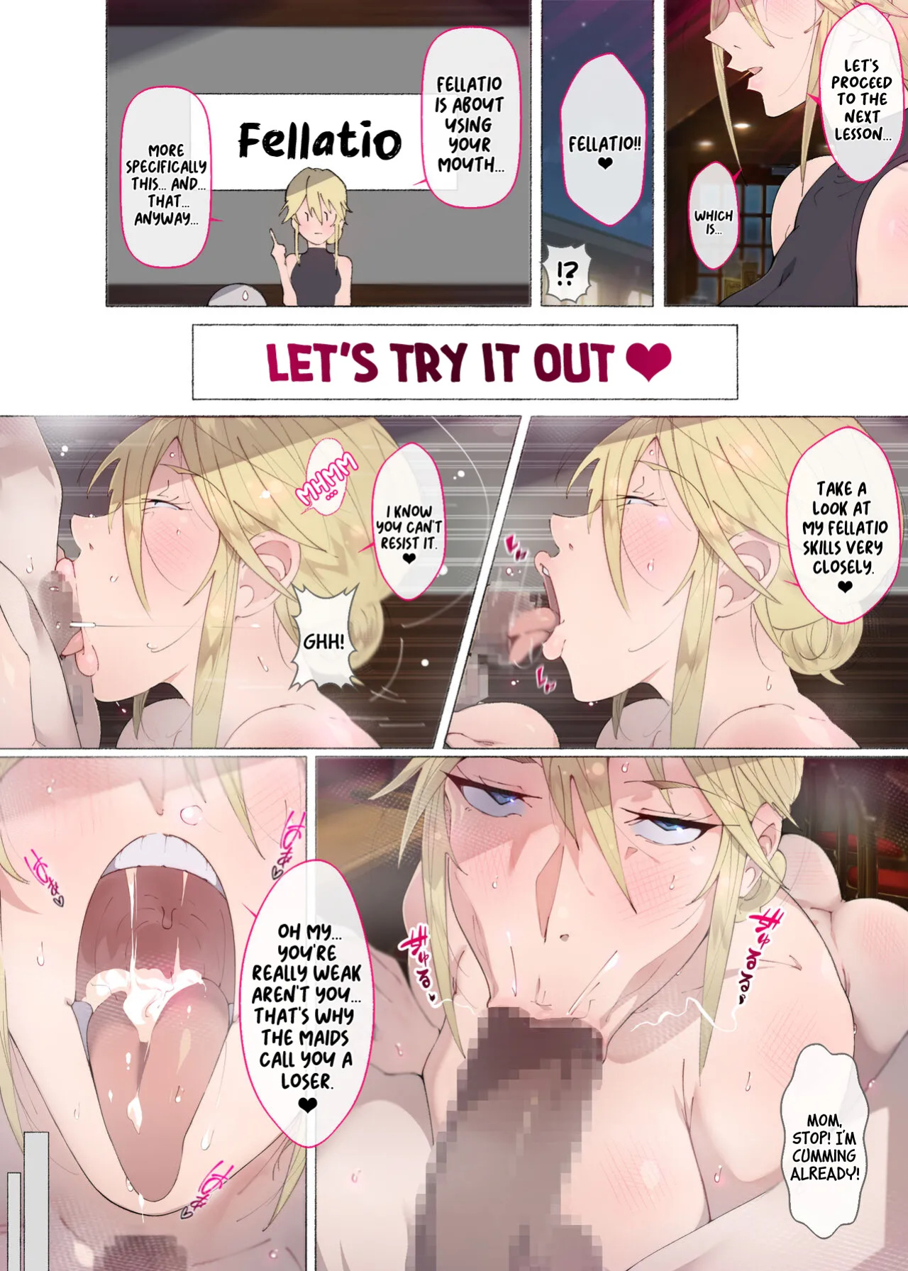 [Aikokusha (Agobitch Nee-san)] Ten Sexy Maids Who Works at a Mansion to Teach Sex Education [SS22]