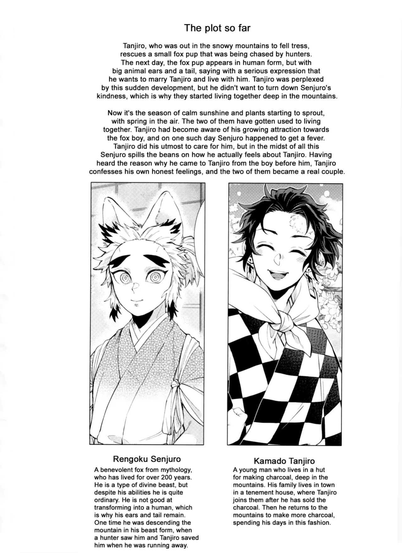 (Tanjoubi ni wa 1000 no Hanataba Hoshi ni Negai o. 2022) [Mekao (Den Meka)] Kitsune Musubi Ni | Tying the Knot with a Fox 2 (Kimetsu no Yaiba) {Chin²}