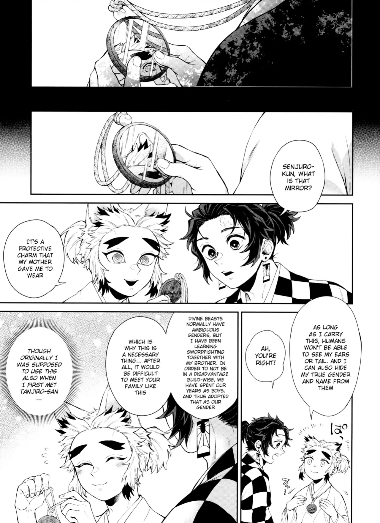 (Tanjoubi ni wa 1000 no Hanataba Hoshi ni Negai o. 2022) [Mekao (Den Meka)] Kitsune Musubi Ni | Tying the Knot with a Fox 2 (Kimetsu no Yaiba) {Chin²}