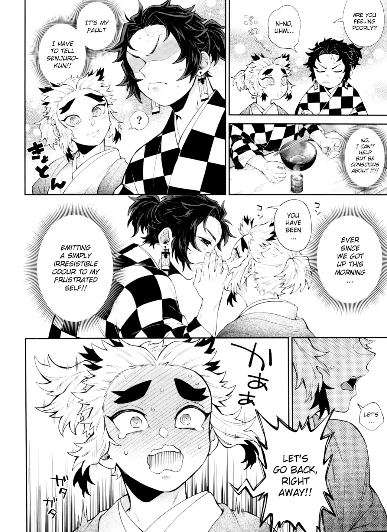 (Tanjoubi ni wa 1000 no Hanataba Hoshi ni Negai o. 2022) [Mekao (Den Meka)] Kitsune Musubi Ni | Tying the Knot with a Fox 2 (Kimetsu no Yaiba) {Chin²}