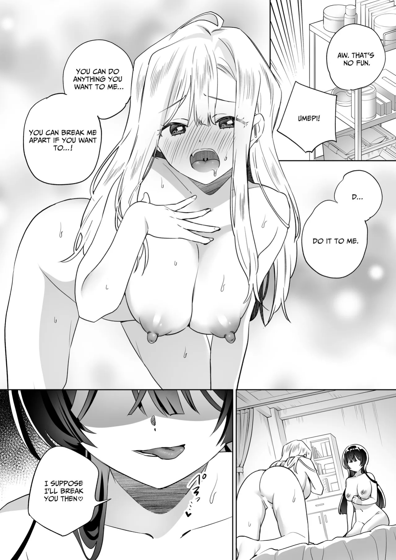 [Gutsutoma (Tachi)] Minna de Ecchi na Yurikatsu Appli ~Ee Kono Naka ni Kakattenai Ko ga Iru!?~ 3 Zenpen | A Sexy Yuri App 3 ~What?! One Of You Isn't Mesmerized!?~ Part 1 [IXIA WORKS]